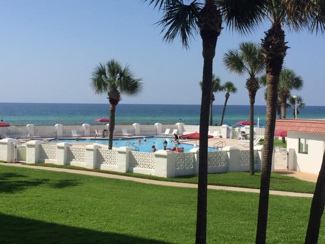 On the Gulf of Mexico and facing West towards the gorgeous sunsets down the beach! This 2 Bedroom/ 2 Bathroom Unit is priced right and ready for your family vacations. Enjoy the views from the covered balcony overlooking the pool, the beach and the Gulf of Mexico.