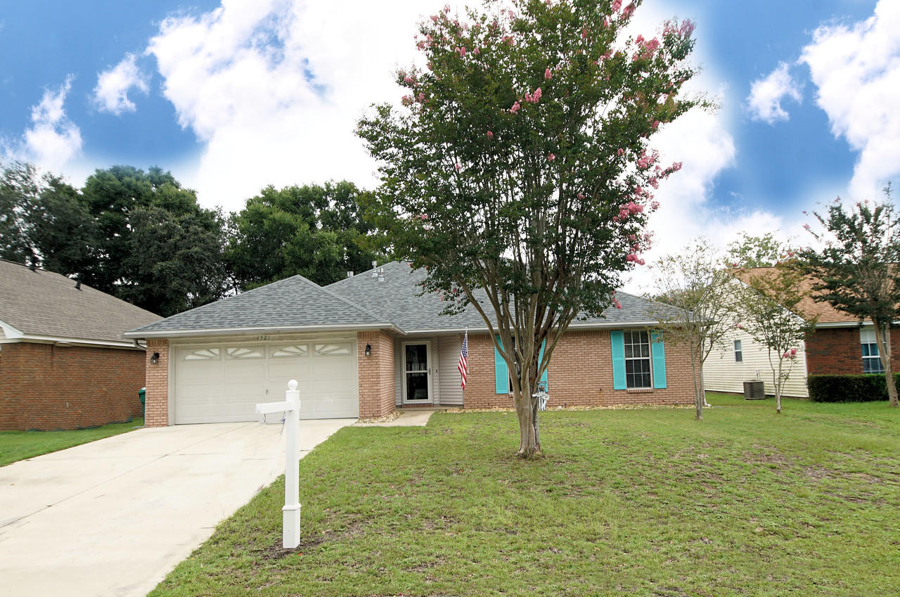 Pride of ownership is evident here!!Take a look at this beautiful brick home located in Bluewater Bay with many recent up grades.As you enter the home you will see all new flooring thru-out including porcelain wood design plank tile and carpeting in all bedrooms.Large living ceiling with a gas fireplace for those cool winter evenings. The kitchen is remodeled including new cabinets, granite counters, new appliances. (gas range) The Florida room is part of the original build with central heat and A/C.Master bedroom is nice sized, master bath includes large walk-in closet ,dual vanity sink, jetted soaking tub, walk-in shower.the 2 additional bedrooms are also nize sized with pocket closet doors in one.