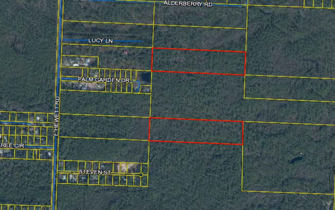 Attention Developers and Investors! Fantastic opportunity to own 20 acres of land within half a mile of the Bay and a few minutes from the beaches of Scenic Hwy 30-A. This listing includes two ten acre parcels surrounded by undeveloped land. The ten a acre parcels could also be sold separately. An easement could be, per the county. The future land use is Conservation Residential, zoned for two units per 1 acre. Flood Zone X and No HOA. This is a rare opportunity for a future development or estate size lot just minutes from the Bay, beaches, state parks, golfing, Grand Boulevard for shopping and dining and so much more! Call today!