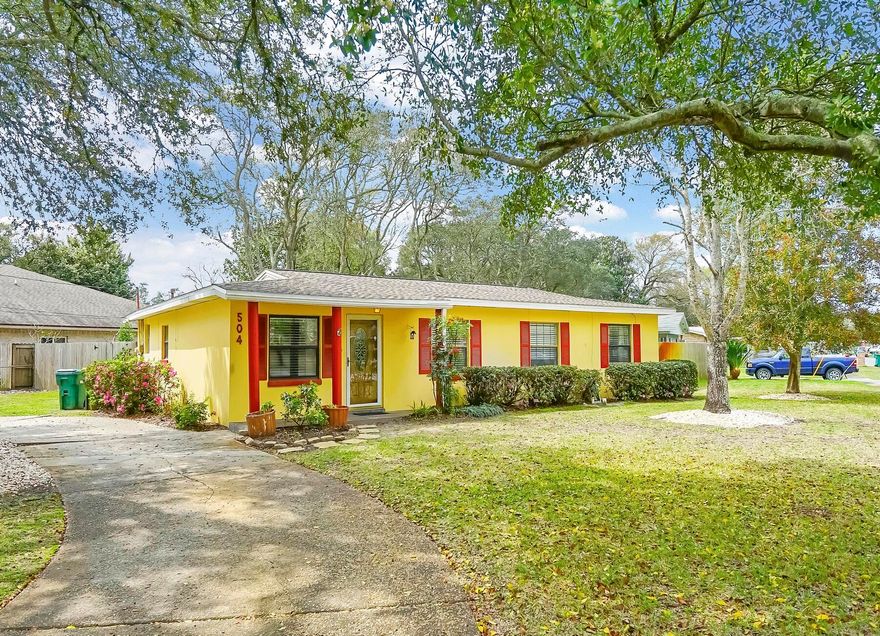 Coastal Gem in Fort Walton Beach! This 3-bed, 1.5-bath, 1430 sqft home features brand-new vinyl wood plank flooring (installed in 2023) and an additional den (perfect for a study). Step into the beautifully landscaped yard and enjoy sunsets and beachside living just minutes away from emerald green waters, shopping, and dining. The seller is offering a generous $10K credit toward new paint. Updates include a new roof (2021), cleaned gutters (with some replacements), and an upgraded irrigation system for the sprinklers--all completed in 2022-2023. The property is in probate, and additional perks include an a newer water heater, updated HVAC, with new honey well thermostat just installed and regular pest control. Termite inspection report available from 2023. Your oasis awaits!''** 🌴