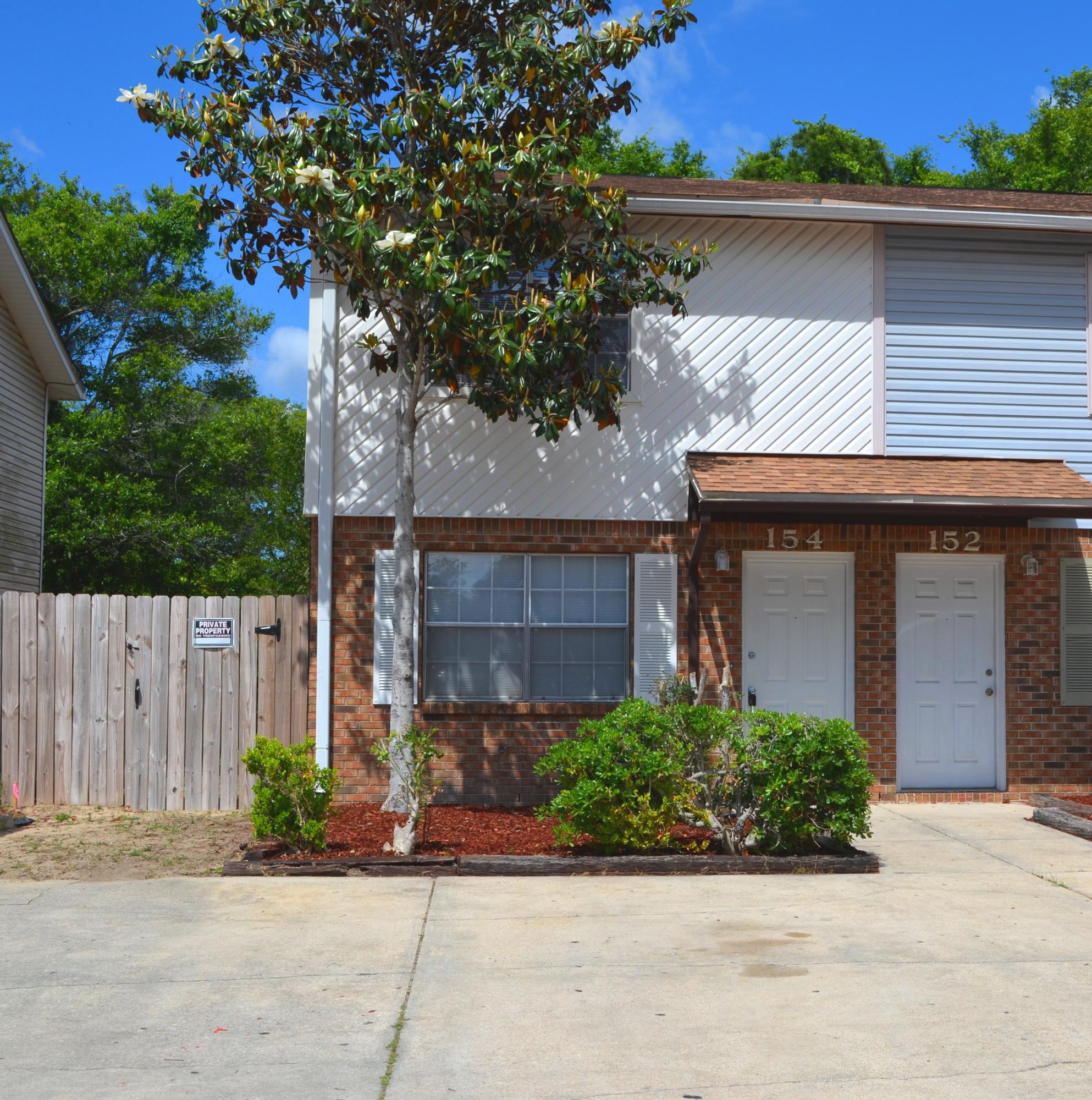 Surround yourself with the enchanting coastal charm of Fort Walton Beach at 154 Valencia Dr, where this delightful townhouse offers a perfect blend of comfort and convenience. This inviting home features two spacious bedrooms, ideal for rest and relaxation after a day at the beach. With one full bath and an additional half bath, you'll find ample convenience for both residents and guests. The main living area flows seamlessly, creating a harmonious environment for entertaining or unwinding. Natural light dances through the rooms, enhancing the vibrant atmosphere and creating an uplifting space. The location of this townhouse offers easy access to local amenities, making everyday living a breeze. Enjoy the proximity to stunning beaches, providing endless opportunities for outdoor adventure . No Pets. All Coastal Realty Services residents are enrolled in the Resident Benefits Package (RBP) which includes renters insurance, HVAC air filter delivery (for applicable properties) and our best-in-class resident rewards program, and much more! Please contact the office (not the listing agent below) directly at 850.244.2100 for additional information. Showings can be scheduled via the website www.CoastalRealtyServices.com. Prior to us processing an application on a rental property, we do require the rental to be viewed by the applicant or a representative of the applicant.