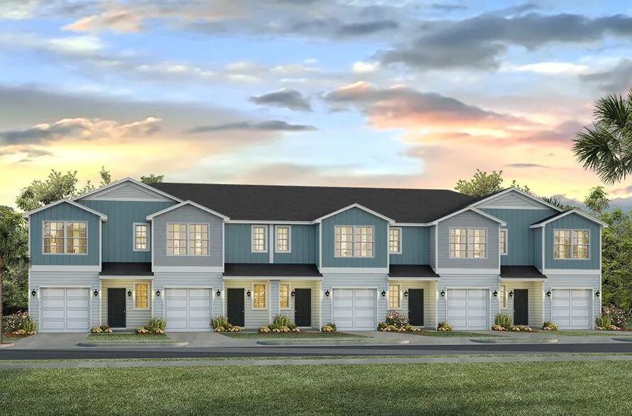 Welcome to Garden Villas in Crestview, FL! This New Townhome community will feature a gorgeous community pool. The Palm Interior Unit is a 2-story townhome that boasts 3 bedrooms, 2.5 baths, and single car garage with an open design that is perfect for entertaining. The kitchen is presented with quartz countertops, a large island bar, pantry and all stainless-steel appliances offering style and functionality. Bedroom 1 is located on the second floor as a private retreat with a spacious walk-in closet and a beautiful adjoining bath. Interior features also include EVP flooring with frieze carpet in the bedrooms. Our Home is Connected package also offers a Smart Home 'Connect' system with several convenient devices you are sure to enjoy.