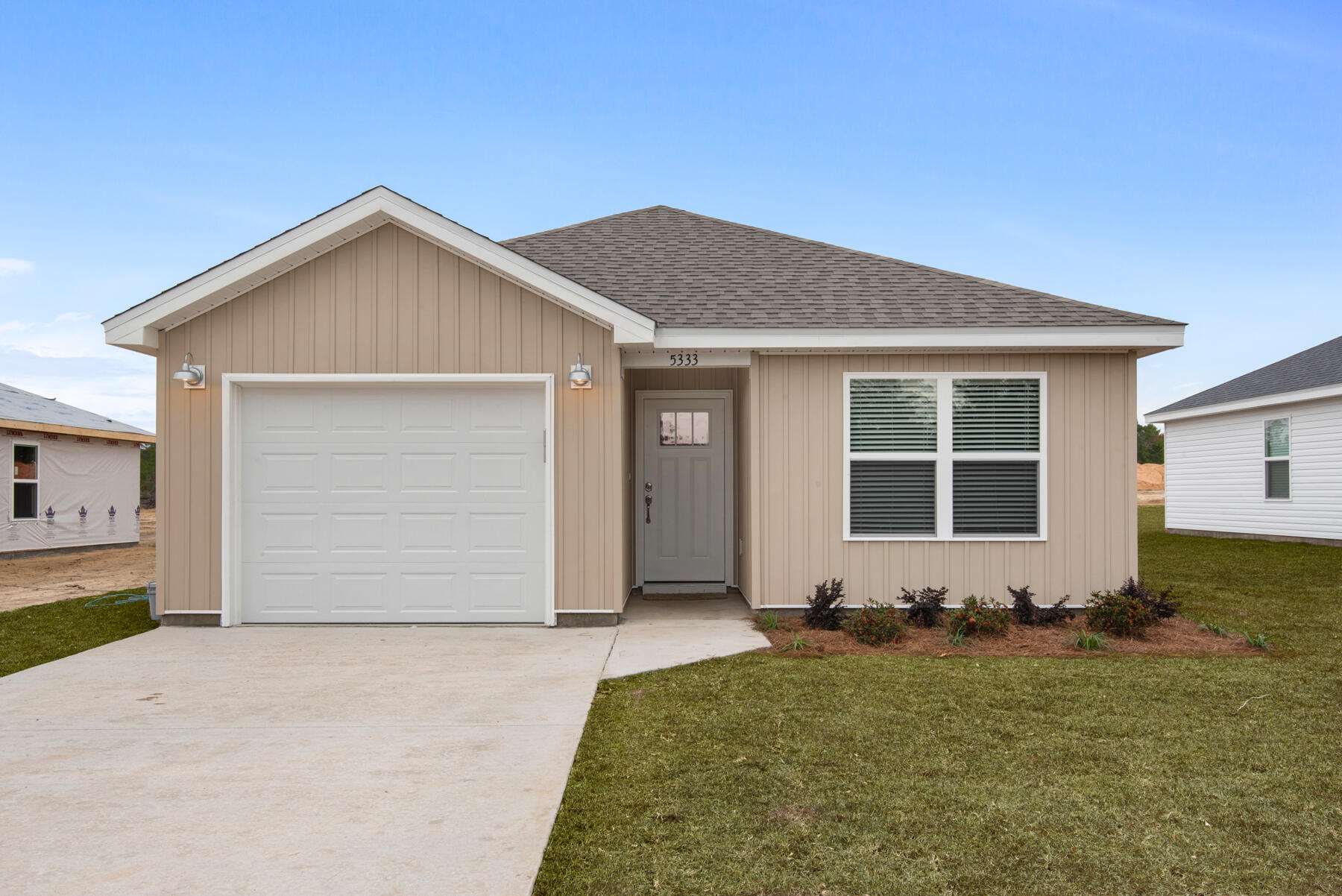 Closing cost assistance up to $6,630k!! New Construction with a completion date of Mid April! This is a 2 bed 2 bath home. The home features LVP throughout the home. The kitchen is open to the living room and features an island, stainless steel appliances, white tile backsplash, granite counter tops and an under mount sink, bathrooms also have granite counter tops! Pictures are of a previous 2 bed 2 bath home for illustration purposes and to show color style and quality of build. Seller to contribute $3k towards buyers closing cost, Lender credit of $2k and homes for heroes credit (Qualifying heroes are Military, Law Enforcement, Medical Professionals, Fire Fighters and Teachers) of $1626.75. Assistance not to exceed $6,630k.
