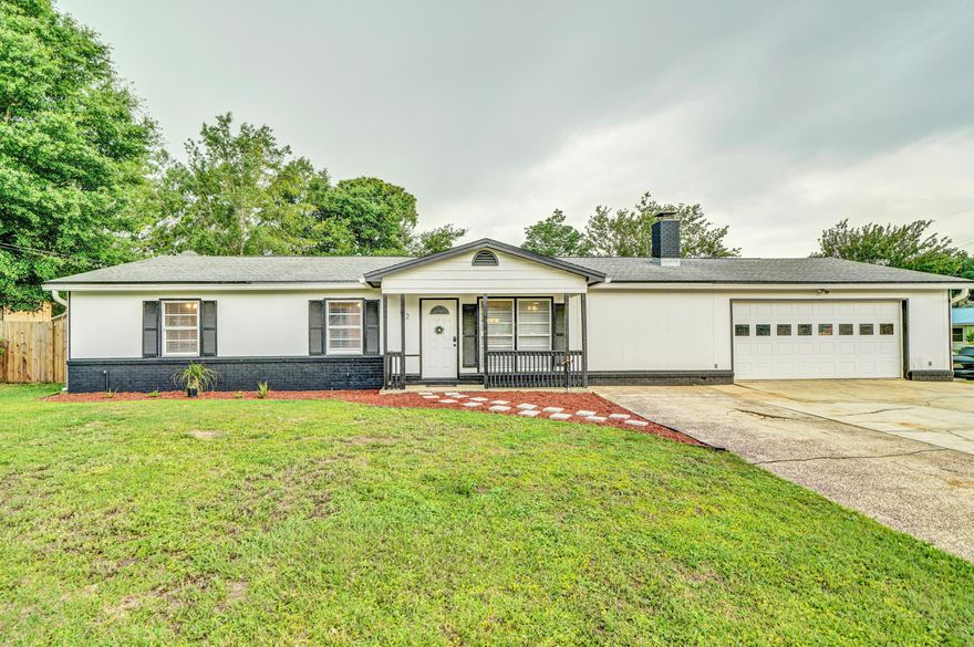 Do not miss out on this 3 bed/2 bath/1,537 sq ft home with an inground POOL and fenced-in backyard! With a fantastic location that is just minutes from Hurlburt, Eglin, and the beach, you will not be disappointed ~ You'll see the screened in back porch and mature palms by the pool in the large backyard, which can be accessed through the extended garage drive-through option (double door in the front and single door in the rear).  Inside, you'll enjoy the gorgeously updated kitchen and bathrooms with their custom tilework. Other upgraded areas to note: stainless steel appliances, updated flooring, modern gray paint scheme, huge fireplace, and plenty more!  *Seller is requesting a leaseback until July 8th.* Call now for a showing!