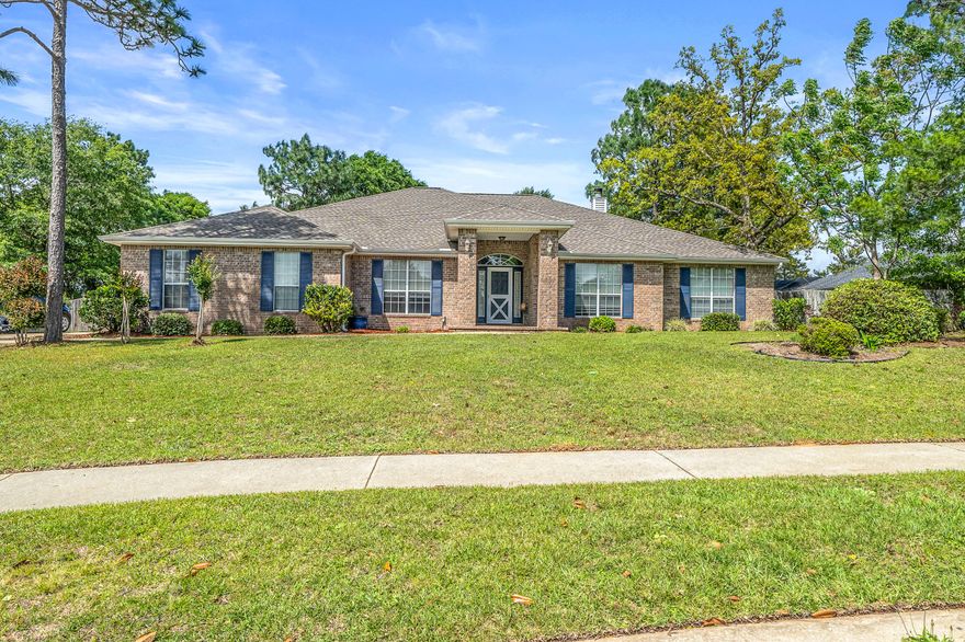 Walls have been repaired and look amazing!!! Prepare yourself to fall in love with this immaculate,5 bedroom, brick home with side entry garage and level yard! DIMENSIONAL ROOF, HVAC SYSTEM,STAINLESS STEEL APPLIANCES,UPGRADED FRIEZE CARPETING and CABINETS ALL REPLACED 2017! Kitchen features tile flooring, stylish shaker style cabinets, granite counter tops and a large island. The family room's triple sliding glass panels stack allowing easy access in and out to the patio for entertaining. Fifth bedroom is separate from the others and has its own private bathroom while the other three additional bedrooms share a hall bathroom with double vanity. Master bath is complete with two walk in closets a separate shower, garden tub and double vanities.