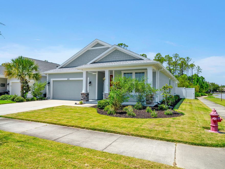 Get ready to be impressed! This spacious and thoughtfully designed home offers 4 large bedrooms, 3 full bathrooms, and a dedicated home office—providing plenty of space for the whole family. Plus, enjoy substantial energy savings with fully paid-off solar panels, ensuring a greener and more cost-efficient future!

At the heart of the home, the open-concept kitchen is perfect for gatherings, featuring granite countertops, under-cabinet lighting, a gas stove, stainless steel appliances, a tile backsplash, a large island, and a walk-in pantry for ample storage. The split floor plan ensures privacy, with the owners' suite offering a spa-like bathroom with an oversized walk-in shower, dual vanities, and spacious walk-in closets—a true retreat! On the other side of the home, three additional bedrooms and two full baths provide ideal accommodations for family and guests, including one bedroom with a private ensuite bathroom. Elegant tray ceilings and durable tile flooring enhance the main living areas, adding style and sophistication.

Step outside to a covered patio and fenced backyard on a desirable corner lot, perfect for kids, pets, and entertaining.

Prime location! Walking or biking distance to top-rated Breakfast Point Academy (K-8) and just minutes from shopping, dining, and stunning local beaches. Nestled in a family-friendly neighborhood with walking trails, playgrounds, and green spaces, this home is truly move-in ready and waiting for you!

=Í Don't miss this incredible opportunityschedule your showing today!