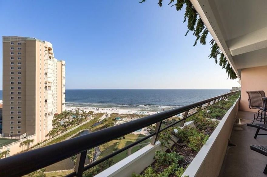 BACK-UP OFFERS being taken Stunning Gulf views from living area, kitchen and master bedroom of this spacious, COMPLETELY REMODELED unit.  If you like cooking you'll love the larger size of this kitchen featuring stainless appliances, light granite countertops compliment the white shaker style cabinets.  Beautiful low maintenance flooring throughout.  The gated beach front community of Edgewater Beach offers two pools (one heated) a wading fall and waterfall spa.  There is also fitness center, tennis, shuffleboard courts and more.   Other amenities include a separate storage and covered parking. Don't wait, it's time for your new beach home away from home.  Let yourself wake up to the emerald waters, white sand and endless blue skies. Wrap up your day with a refreshing cocktail on your private balcony.