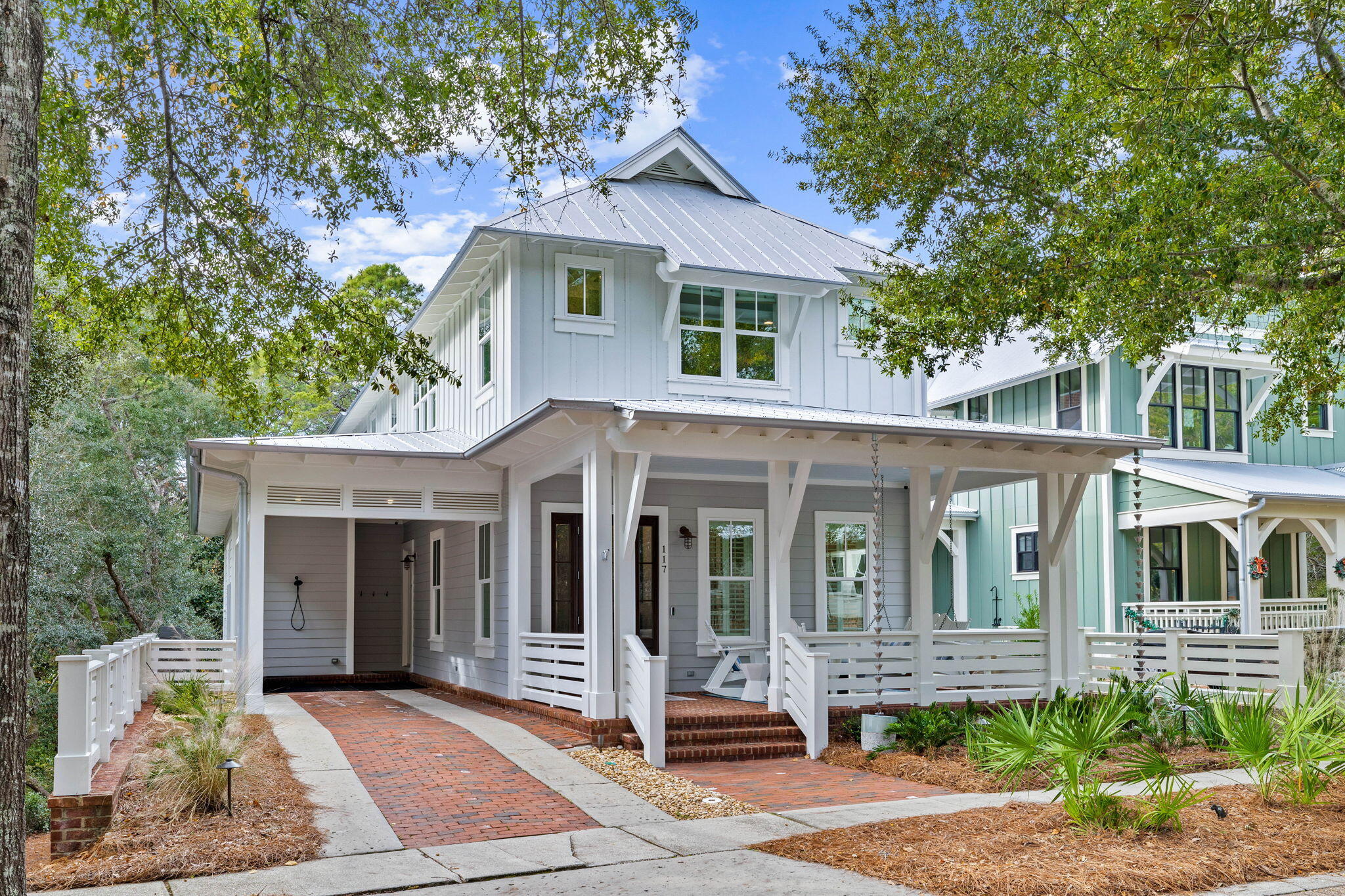 Nestled within the gates of Forest Lakes, one of 30A's most sought-after communities, this custom-built Luke & Blue's home perfectly combines coastal elegance with thoughtful design. From the moment you step inside, the warmth of shiplap walls, an inviting gas fireplace, and an oversized kitchen island create a space ideal for both entertaining and relaxed family living. The main level features a private guest suite with an en-suite bath, while the open-concept kitchen and living areas flow seamlessly for gatherings. Just off the living area, you'll find the first of two spacious screened-in porches, perfect for outdoor dining, relaxing, or entertaining. The second screened-in porch, located off the primary suite, offers a private retreat for enjoying your morning coffee or winding down after a day on the coast.

Upstairs, the second floor offers a thoughtfully designed layout, including a bunk room for additional sleeping accommodations, a spacious guest bedroom with an en-suite bath, a laundry room, and an impressive primary suite. The primary bath features a walk-in shower, soaking tub, and double vanity, creating a true spa-like experience.

A standout feature of this home is the incredible walkout basement, offering exceptional storage and versatile space that the current owners have utilized as both a game room and additional storage area. Whether for family game nights, hobbies, or organizing beach essentials, this bonus space enhances the home's functionality.

The exterior is a true showstopper, featuring an expansive turfed backyardincredibly large for 30Aand backing up to the tranquil nature preserve for added privacy and serenity. Enjoy the added convenience of covered parking and an outdoor shower, perfect for rinsing off after a day at the beach.

Forest Lakes is celebrated for its incredible amenities, offering residents a two-tiered resort-style pool, a gathering pavilion complete with an outdoor kitchen and fireplace, stocked fishing lakes for catch-and-release fun, a playground, walking trails, and lush, natural surroundings. Located just minutes from pristine beach access, shopping, dining, and the iconic coastal dune lakes, this home is the perfect blend of privacy, convenience, and lifestyle.

Lovingly maintained as a second residence and never rented, this home offers a rare opportunity to experience 30A living at its finest. 
Contact us today for rental projections & cost to own figures. 