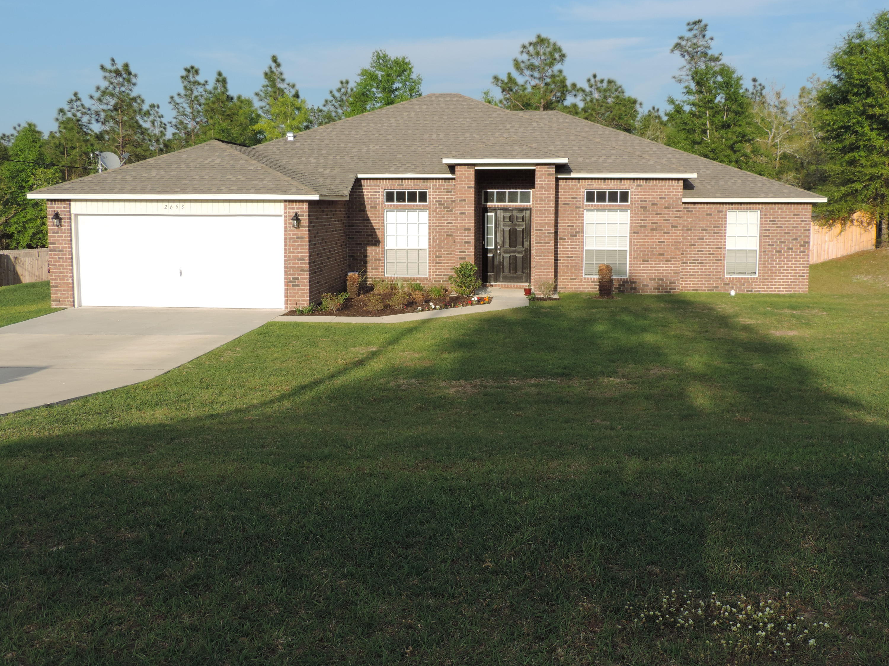 Available 15 June! This 4 bedroom/3 bath, split floor plan has 2680 SF of living space. Located in North Crestview, this contemporary home sits on a -1/2 acre+ lot that is privacy fenced and is large enough for any activity. The Kitchen is spacious with plenty of granite countertop space so you can spread out all of your cooking utensils and appliances and not feel cramped! The kitchen also features loads of cabinetry and stainless appliances. This home has an office that is perfect for anyone that needs privacy to accomplish their work. Hate having kids toys all over the house? This home also features a playroom for the kids! Keep the rest of the house neat and tidy and let the kids have fun in their own designated area of the house! Loads of other features call for more informati