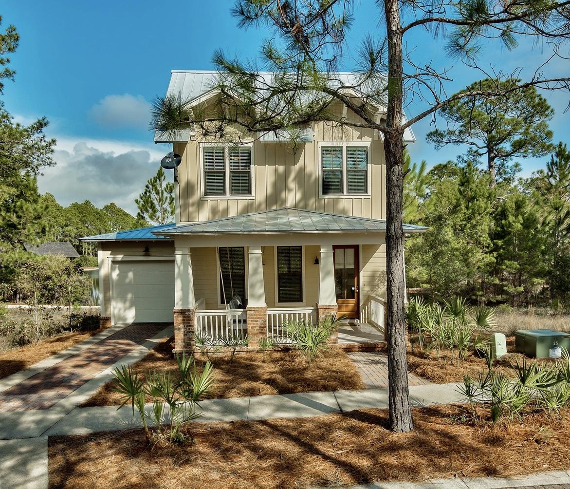 Lakefront privacy, turn key, furnished, luxury home with rental income averaging over $100K/yr gross ('17 & '18). Completely furnished with golf cart included located in much sought after gated community of Forest Lakes. 2 Masters, one down, larger master up. Screened porch overlooking the peaceful neighborhood lake. Gourmet kitchen, luxury appointments & designer decor throughout. 4 bedrooms, 3 1/2 bathrooms. Can sleep 12. 1/2 mile to beach, 2 mins in golf cart, with parking & bathrooms. It's the perfect 30A lifestyle with plenty of privacy. Community pools steps from front door, large green space, walking paths, playground plus catch & release fishing all right here. Forest Lakes has it all.