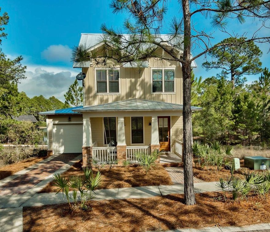 Lakefront privacy, turn key, furnished, luxury home with rental income averaging over $100K/yr gross ('17 & '18). Completely furnished with golf cart included located in much sought after gated community of Forest Lakes. 2 Masters, one down, larger master up. Screened porch overlooking the peaceful neighborhood lake. Gourmet kitchen, luxury appointments & designer decor throughout. 4 bedrooms, 3 1/2 bathrooms. Can sleep 12. 1/2 mile to beach, 2 mins in golf cart, with parking & bathrooms. It's the perfect 30A lifestyle with plenty of privacy. Community pools steps from front door, large green space, walking paths, playground plus catch & release fishing all right here. Forest Lakes has it all.