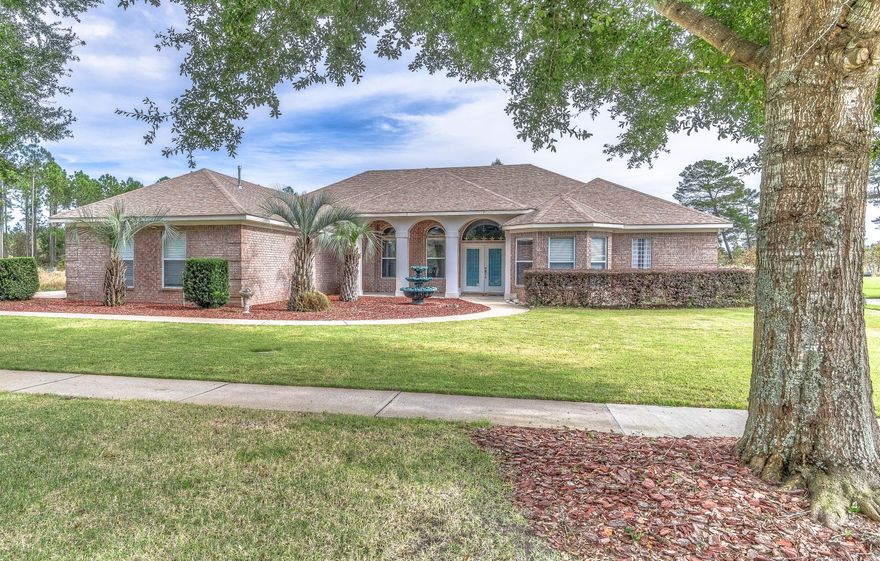 IMMACULATE MUST SEE HOME!! This beautiful estate size property is located in the charming gated community of Windswept Estates, situated directly on Fairway #1 of a 4 star golf course as rated by Golf Digest. The community is located just a little over 5 miles to the new Publix shopping center in Freeport and roughly 35 minutes from the Northwest Florida Beaches International Airport and 25 minutes to the Bay, 35 minutes to the nearest beach access in Blue Mountain.
This gracious retreat features a split floor plan, beautifully landscaped yard, hot tub, outdoor gas grill, fenced in back yard, a spacious master suite, formal dining area, granite countertops, island, double ovens, custom cabinets, Shaw Hardwoods Cambridge Merbau engineered long strip flooring, tile in bathrooms, built-in ,carpet in bedrooms, billiard room, 3 car garage, sufficient attic space, tall ceilings, crown molding, and big laundry room all while providing ample privacy to create the perfect oasis.

Recent Updates Include: New Interior Paint, Stain Master Pet Protect Battle Creek White Wash Carpet with 1/2" Spill Guard Pad, quiet garbage disposal, tankless gas hot water heater, semi-frameless shower door, and a 39 decibel quiet dishwasher. 


 You can really have the best of both worlds; quiet and seclusion yet just a short drive to all the action (shopping, dining, and entertainment) of the emerald coast and 30A. Previous survey is available. It's a MUST SEE!