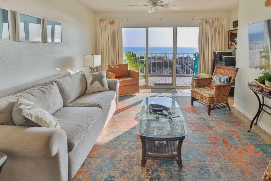 Welcome to Gulf Dunes! New Price!!! Here you'll find this fabulous 2 bedroom + bonus bedroom condominium with amazing views from its 3rd floor elevation! Spacious and well equipped with stainless steel appliances and quartz counter tops, this condo offers an ample floor plan which boasts a gulf front master suite and 2 guest bedrooms and hurricane accordion shutters. Great investment bringing in north of $75,000 gross rental income annually. New HVAC 2025. Fresh Interior paint. Gulf Dunes Resort boasts 425' of Gulf front, 2 swimming pools (1 seasonally heated), tennis courts, bbq area and exercise room. Convenient to great entertainment, beautiful beaches, summer fireworks and restaurants. Hurry before its gone! 2026 rentals to stay in place with new owner. Almost $20k gross already 2026!