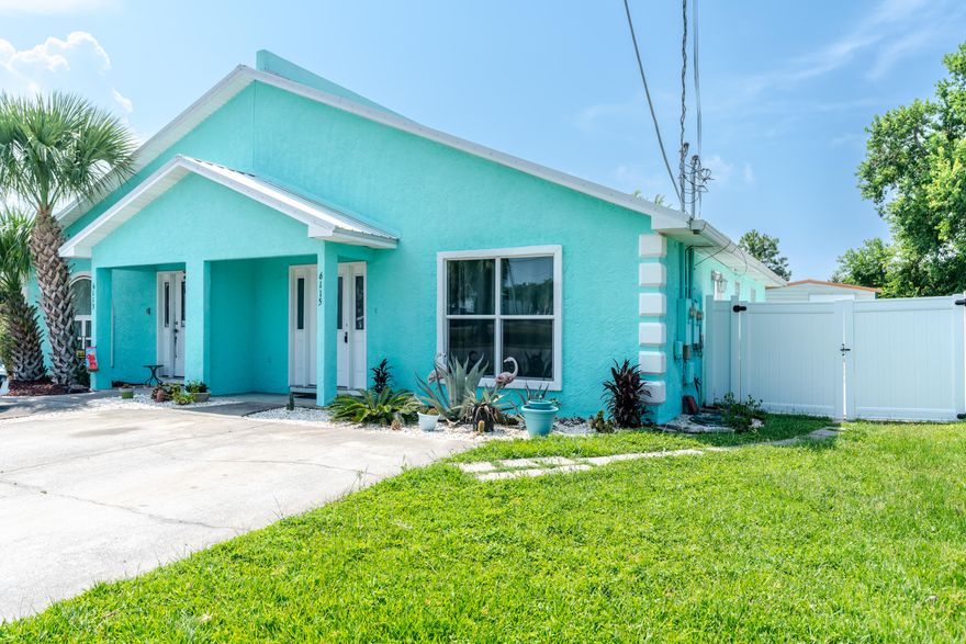 Profitable Panama City Beach Short-Term Rental or Forever Home opportunity - this is a duplex and the property is on the right side.Investment Opportunity: This 2-bedroom, 2-bathroom duplex in Panama City Beach, Florida, offers a lucrative short-term rental investment. Its prime location near the marina and Freedom Boat Club ensures high demand from tourists seeking waterfront accommodations.Recently Renovated: The duplex features a beautifully updated interior with modern finishes, including quartz countertops, metal roof, and a paver patio. It's move-in ready and includes all appliances.No HOA Fees: Enjoy a carefree ownership experience with no homeowners association fees.A large fenced backyard and huge storage shed with a ramp make this home stand out among the others
