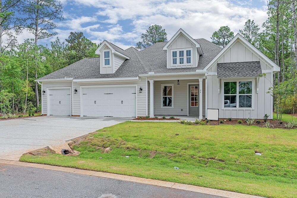 Up to $20K in Closing Costs/Upgrades on contracts written by 06/30/25. Must use Traton Homes Preferred Lender. New construction in Freeport. Magnolia Bay Estates is a gated community, conveniently located to FL - 20 & Hwy 331. This highly desirable ranch plan home reflects one level living at its finest. The Captiva home plan which sits on Lot 22, boasts 4 bedrooms and 3 full baths with a 3-car garage. The kitchen has white cabinets with a Gray Island, Snow White quartz counter tops, stainless steel appliances/hood and large walk-in pantry. Large open concept living in the main areas with LVP. The main bedroom has LVP and a spacious walk-in closet, separate shower/tub and double vanities. Blinds throughout the home.