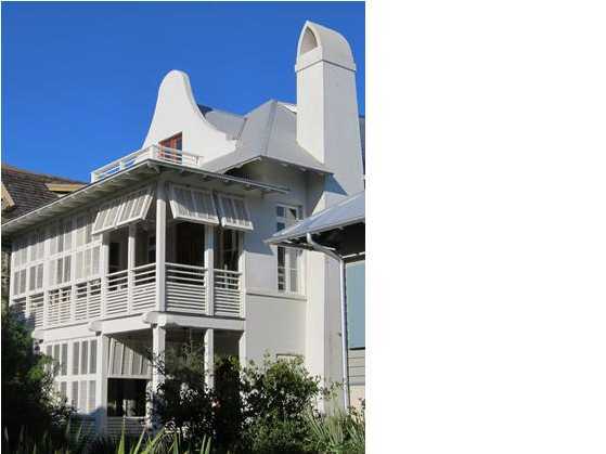 Luxury Contemporary Home in Rosemary Beach, Phase 10, South of Water Street, One House Off the Beach, with Killer Gulf Views. Featured in various architectural tours, this Julia Starr Sanford designed contemporary home is steps away from your beach chairs. This casual yet sophisticated home was meticulously designed for fun, comfortable living, and entertaining at the beach. With Rosemary's Main Street and Western Green just around the corner, you'll enjoy privacy with proximity. The second floor living, kitchen, and dining areas span an open full floor with an oversized porch and comfortable seating. The generous bedroom suite on the third floor has its own lounge and balcony with great views. There are two first floor bedroom suites, each with its own exterior entrance. Two private offic