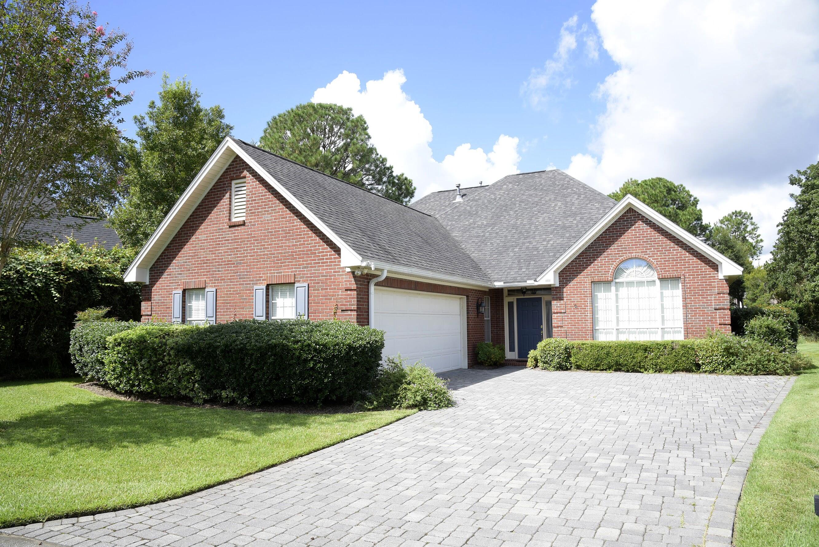A gracious one-owner home is tucked a way in a quiet small Bluewater Bay neighborhood. Apealing upon entering on the brick paved drive and on into being greeted with hardwood floors, tall, smooth ceilings and deep crown molding. This was a forever home for the owner and was thoughtfully planned throughout construction by Chateau Builders. Full of 5' windows front and back with a sunroom to bring the outdoors in. Loads of storage space easily accessible. Refrigerator, washer/dryer do not convey.