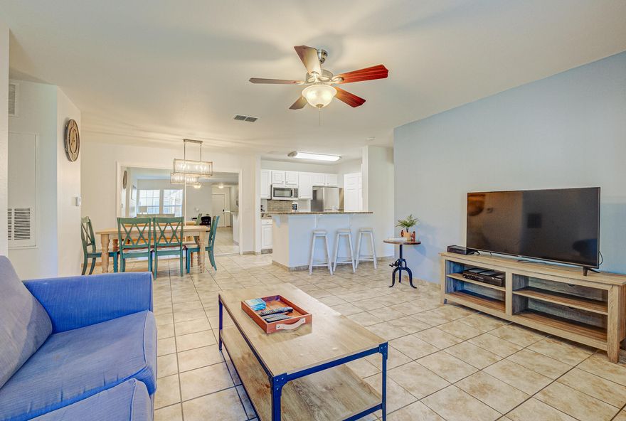 Centrally located in the heart of Panama City Beach, Nautilus Cove Condo is a short distance to shopping, schools, and restaurants. This gated community is less than 1 mile from the beach. Amenities include a fitness center, large pool, club house, and playground. This unit is located downstairs, has been freshly painted and features granite countertops in the kitchen and baths. This unit will not allow short term rental. If measurements deemed important, please verify.