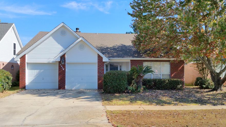 Nice brick home in popular Harbor Breeze! One of the best floor plans with a large foyer, great room with vaulted ceiling, dining room, roomy kitchen with breakfast area, large master with generously sized bedroom, walk-in closet and bath with garden tub, separate walk-in shower, double vanity, two additional bedrooms and full bath, laundry room with storage cabinets, two-car garage. Freshly painted throughout! Covered porch, fenced backyard. Convenient location, close to elementary school, churches, shopping, restaurants, attractions, boat launch at Joe's Bayou, beaches. As always, all dimensions important to the buyer should be verified.