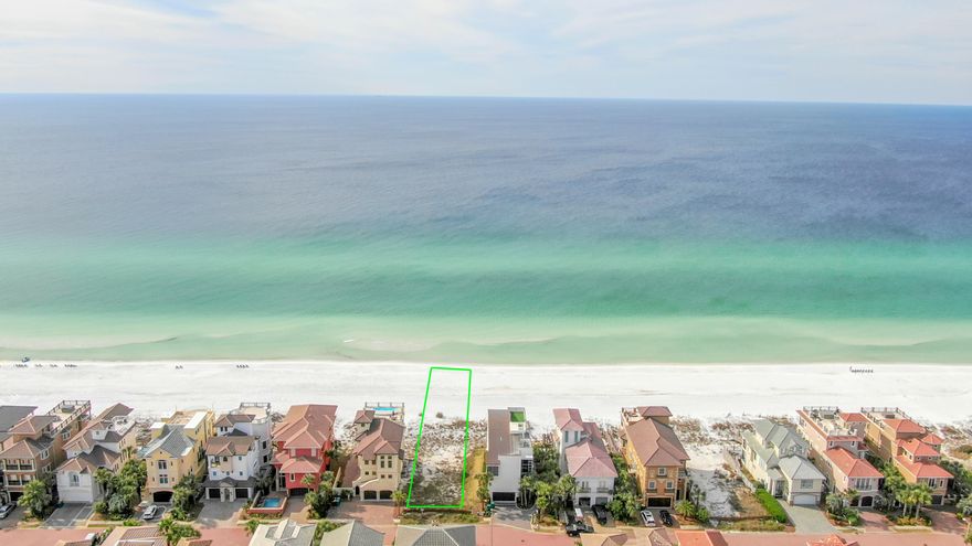This is one of the last 4 GULF FRONT lots and the only listed in Destiny By the Sea. Forever view of the Gulf of Mexico while you are either inside or on the terrace of your luxury beach home. The exclusive gated community of Destiny by the Sea is a guard gated community and offers amenities as a heated community pool, and spa, 2 beach accesses and more. This highly desirable community is located right in the heart of everything Destin & Miramar Beach and can bike or golf cart ride to nearby shopping and great local restaurants. The sparkling emerald waters of the Gulf and your private sugar white beach will provide endless panoramic views.  Seller has a HOA approved house floor plan that is 4089 sqft & will turn over to Buyer if wanted or Buyer can pick own HOA approved plan.