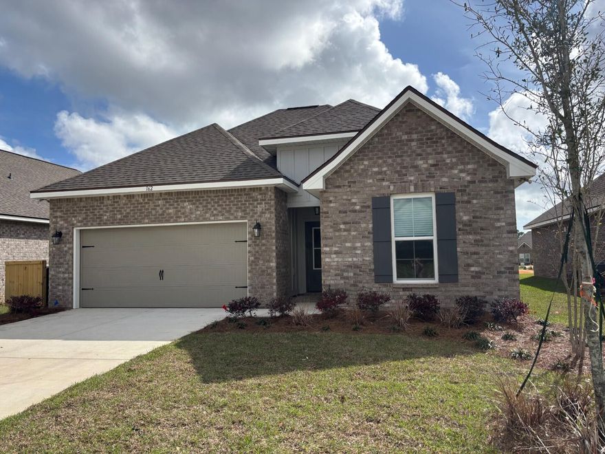 Awesome builder rate plus choice of FREE blinds OR fridge! Restrictions apply.The CEDAR IV G in Natureview community offers a 4BR, 3BA, open design. Upgrades added (list attached). Special Features: double vanity, garden tub, separate custom tiled shower, and walk-in closet in master bath, double vanity in 2nd bath, ensuite bath in bed 2, kitchen island, walk-in pantry, boot bench in mudroom, covered patio, LED lighting, crown molding, ceiling fans in living and master, framed mirrors in all baths, smart connect WIFI thermostat, smoke and carbon monoxide detectors, landscaping, architectural 30-year shingles, flood lights, and more! Energy Efficient Features: water heater, electric kitchen appliance package, vinyl low E windows, and more! Energy Star Partner.