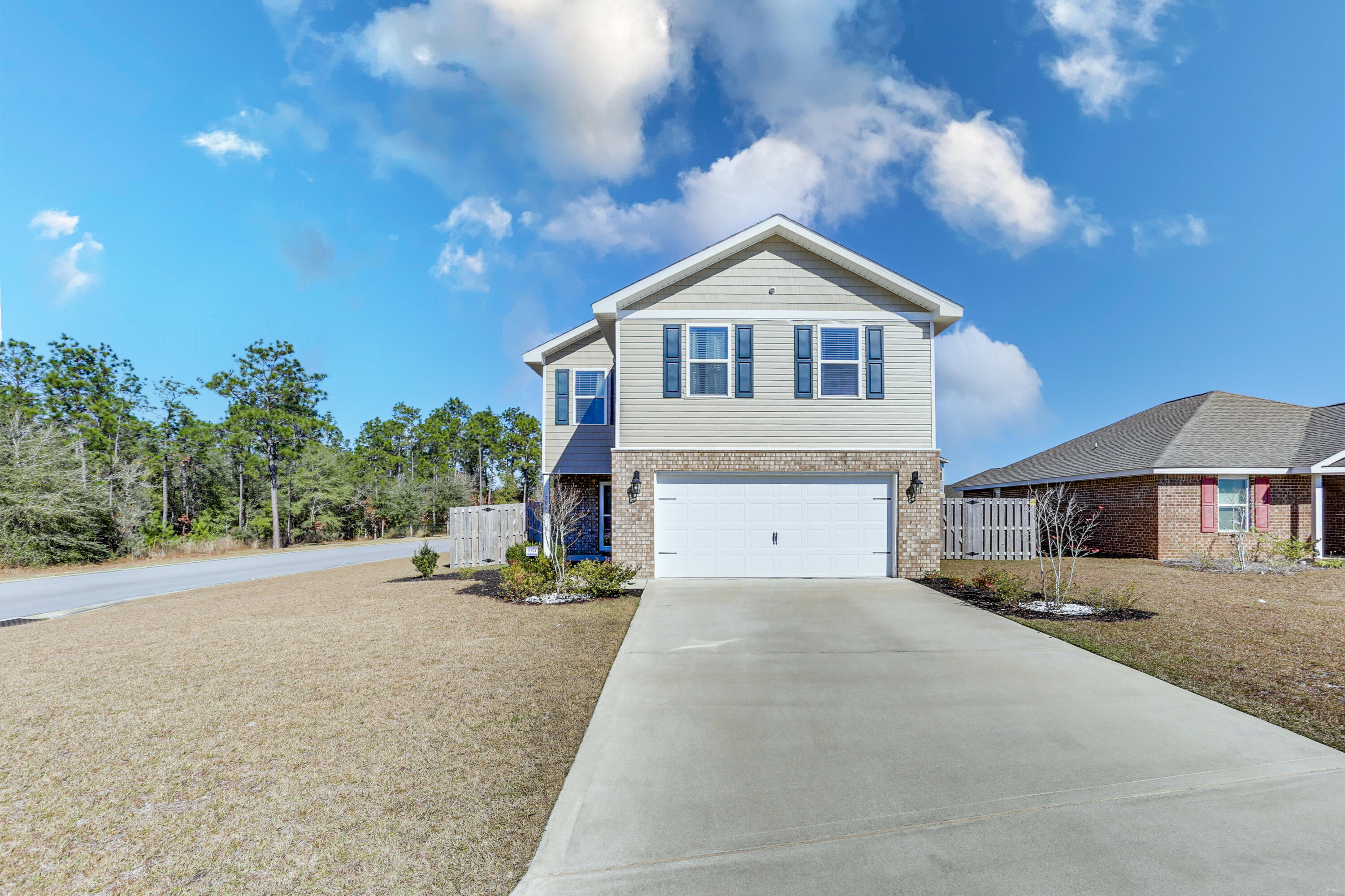 This home is in immaculate condition and located on a corner lot! The Aisle is a rare floor-plan. The first floor features an open living room, dining area, half bath and kitchen concept with a large island for cooking and entertaining your family or guests. The fenced in backyard is perfect for the family and summer barbeques. The second floor hosts a large owner's suite with a connected bathroom and features a large 5' shower. There are an additional three bedrooms with a laundry room and a full bathroom upstairs.