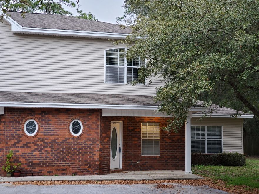 Fall in love with this beautiful 3BR/2.5BA townhome in the heart of Fort Walton. Located off Beal Pkway, this great home is just a short drive away from Hurlburt Field and Eglin Air Force Base, as well as the popular restaurants of downtown. Interior features are just as impressive. The split bedroom floor plan is perfect for entertaining. The downstairs area features the living room, kitchen and master bedroom while the upstairs features the remaining second and third bedrooms. Throughout the home, you will find a variety of features to enhance your stay from stainless steel appliances to recessed lighting. The kitchen also features black appliances and plenty of cabinet space. There is a covered patio and storage room off the back in addition to a shared yard lined with a privacy fence.