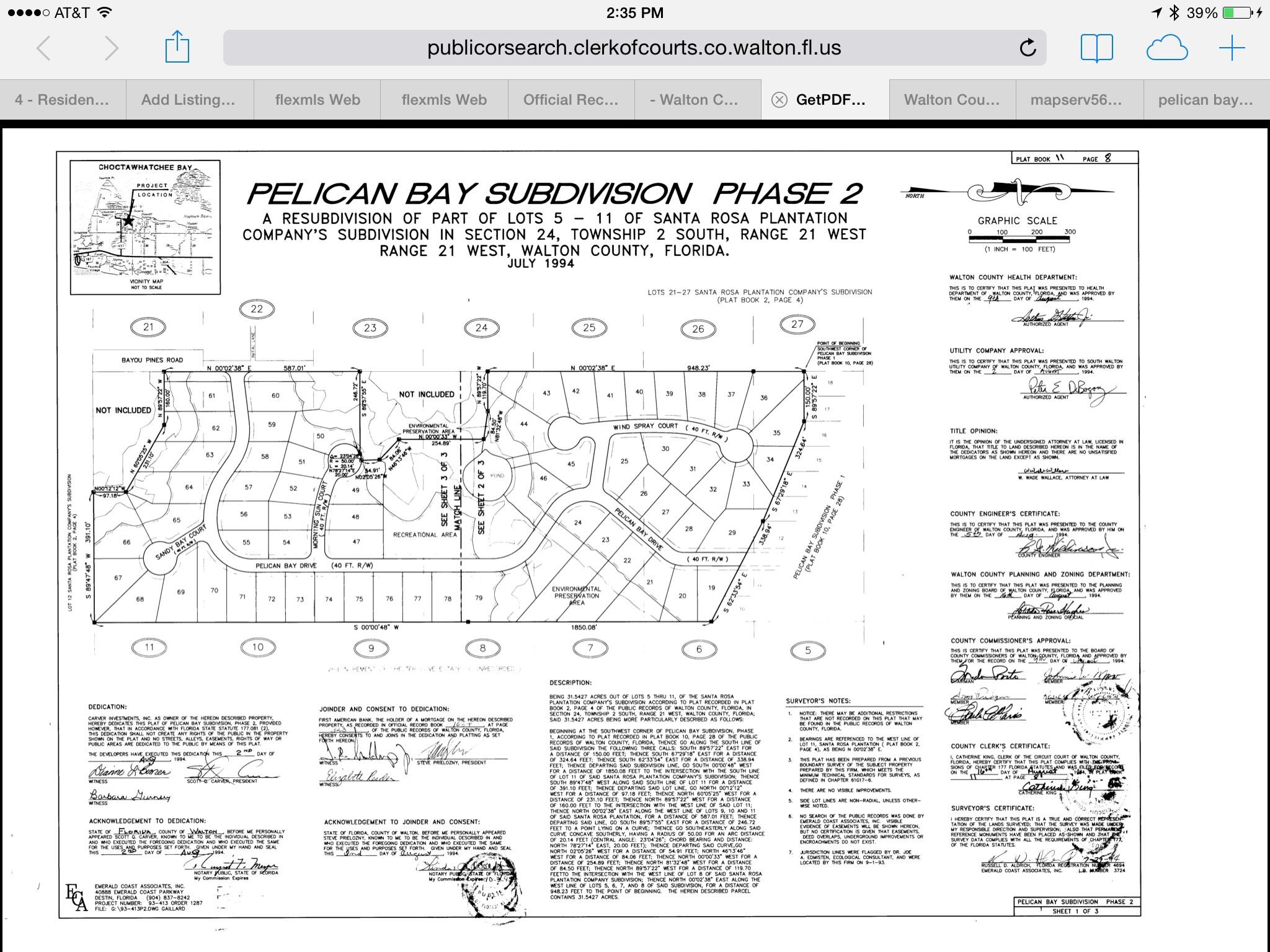 PELICAN BAY S/D - Land