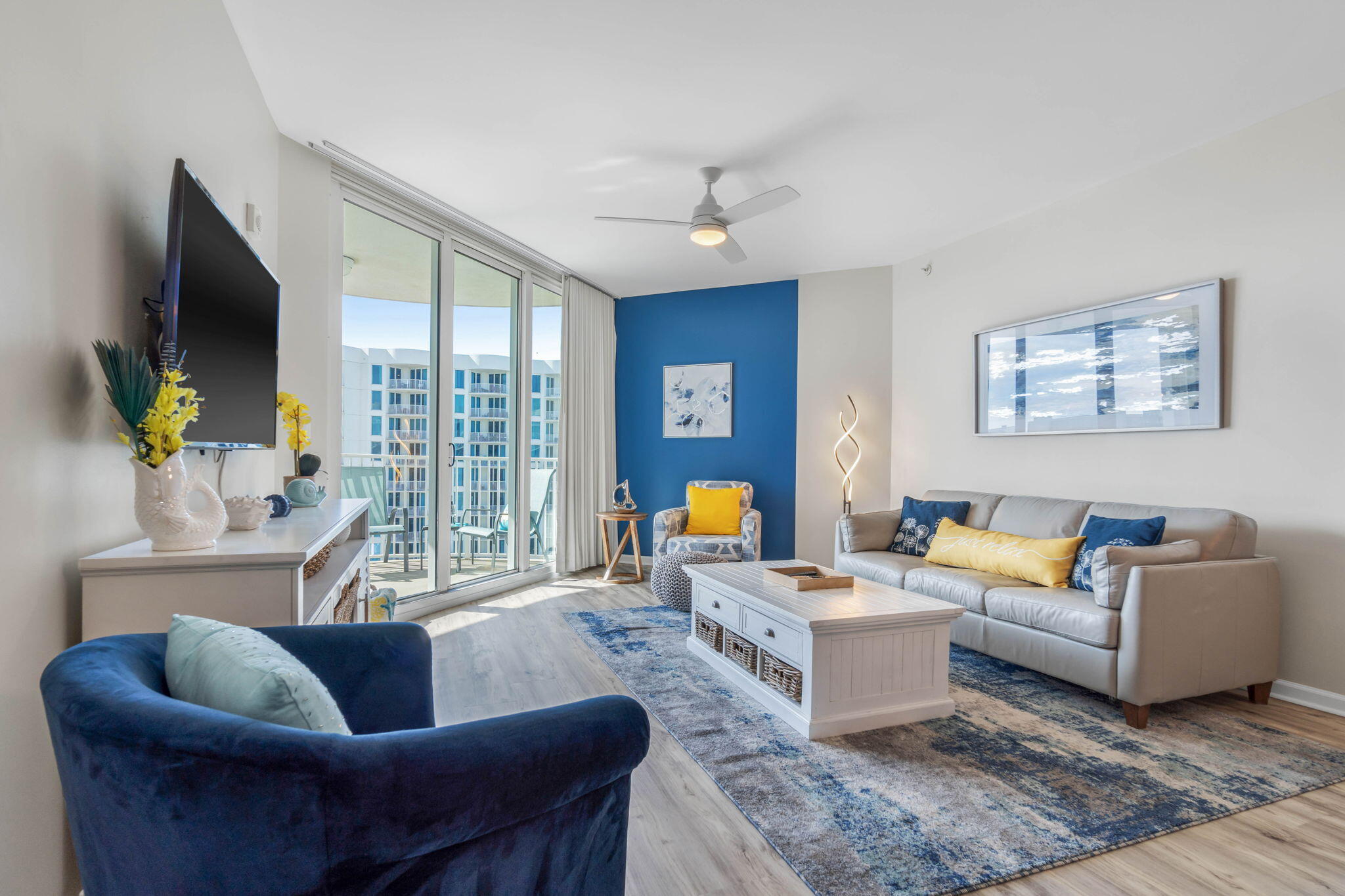 Experience Coastal Luxury with Unmatched Gulf Views and Resort-Style Amenities!Step into your dream coastal retreat at The Palms of Destin Resort. This stunning 9th-floor, 2-bedroom, 2-bathroom condo is the epitome of modern elegance and beachside comfort, perfectly blending stylish design with breathtaking natural beauty. Imagine waking up to views of the Sparkling Lagoon Pool, and views of the Gulf of Mexico, enjoying your morning coffee on your balcony, and basking in the vibrant coastal atmosphere that fills every corner of this exceptional condo. Recently renovated in 2024, and beautifully appointed, this turn-key condo invites you to relax, unwind, and embrace the ultimate in luxury coastal living. Step Inside and Feel the Difference: As you enter, the fresh coastal white walls, accented with vibrant pops of color, create an immediate sense of tranquility and openness. The open-concept layout effortlessly flows from room to room, allowing natural light to flood the space and enhance the Gulf views; Just a few blocks away.
A Chef's Delight: The fully updated kitchen features elegant white cabinets, gleaming granite countertops, a new dishwasher, a new garbage disposal, and sleek new light fixtures. Whether you're preparing a gourmet meal or a quick snack, this kitchen is as functional as it is beautiful and comes fully stocked with all the comforts of home. All housewares included.
Inviting Spaces for Relaxation and Entertainment: Just beyond the kitchen, the dining area is adorned with a coastal iron and wood beaded light fixture that sets a welcoming ambiance for both intimate dinners and larger gatherings. The living room, with its coastal-inspired furniture and amazing resort views, invites you to unwind. Slide open the glass doors to the balcony, where you can savor your morning coffee while gazing across the horizon or enjoy an evening cocktail as the sun sets for the evening. Winter has the most beautiful sunsets of Destin. All new Furniture in 2024, including an Italian leather sofa sleeper, and new 60" HDTV.
A Retreat to Remember: The primary bedroom offers a sanctuary of luxury with a king-sized bed, complete with room darkening curtains to set the perfect mood to ensure a restful night's sleep. The en suite bathroom, featuring a large garden soaking tub and shower, provides a spa-like experience where you can relax and rejuvenate. Vanities were upgraded in 2024.
A Cozy Haven for Guests: The second bedroom is perfect for guests or children, featuring custom full-over-full bunk beds and its own en suite bathroom with a walk-in all tile shower, this room offers privacy and comfort.
Turn-Key Ready: This condo has been meticulously renovated and comes fully furnished, including all d??cor, kitchen accessories, appliances, and a washer and dryer. Every detail has been considered, so all you need to do is bring your suitcase! The new owner will benefit from the new HVAC installed; still under warranty, and new water heater; Making a great value added.
Resort-Style Living: As a resident of The Palms of Destin Resort, you'll enjoy exclusive access to a wealth of amenities, including a lagoon-style pool, hot tub, secondary heated pool, poolside bar, offering room service, and pool side services, splash pad, state-of-the-art fitness center, and more. Play a match on the outdoor pickleball, tennis, or basketball courts, relax at the IV hydration bar, or use the resort shuttle service to explore nearby Henderson Beach and local shopping centers. With the on-site Palms Coffee House and the lively Good Vibes Bar, there's truly something for everyone.
A Proven Income Generator: With an impressive rental history of $56,585 for 2024,
Don't Miss Out! Embrace the beachside lifestyle and create lasting memories in this exceptional retreat. Contact me today to schedule a private viewing of Unit 1911 and see for yourself why this condo is the ultimate in luxury coastal living.
While we believe all information to be true: Buyer to verify all information.