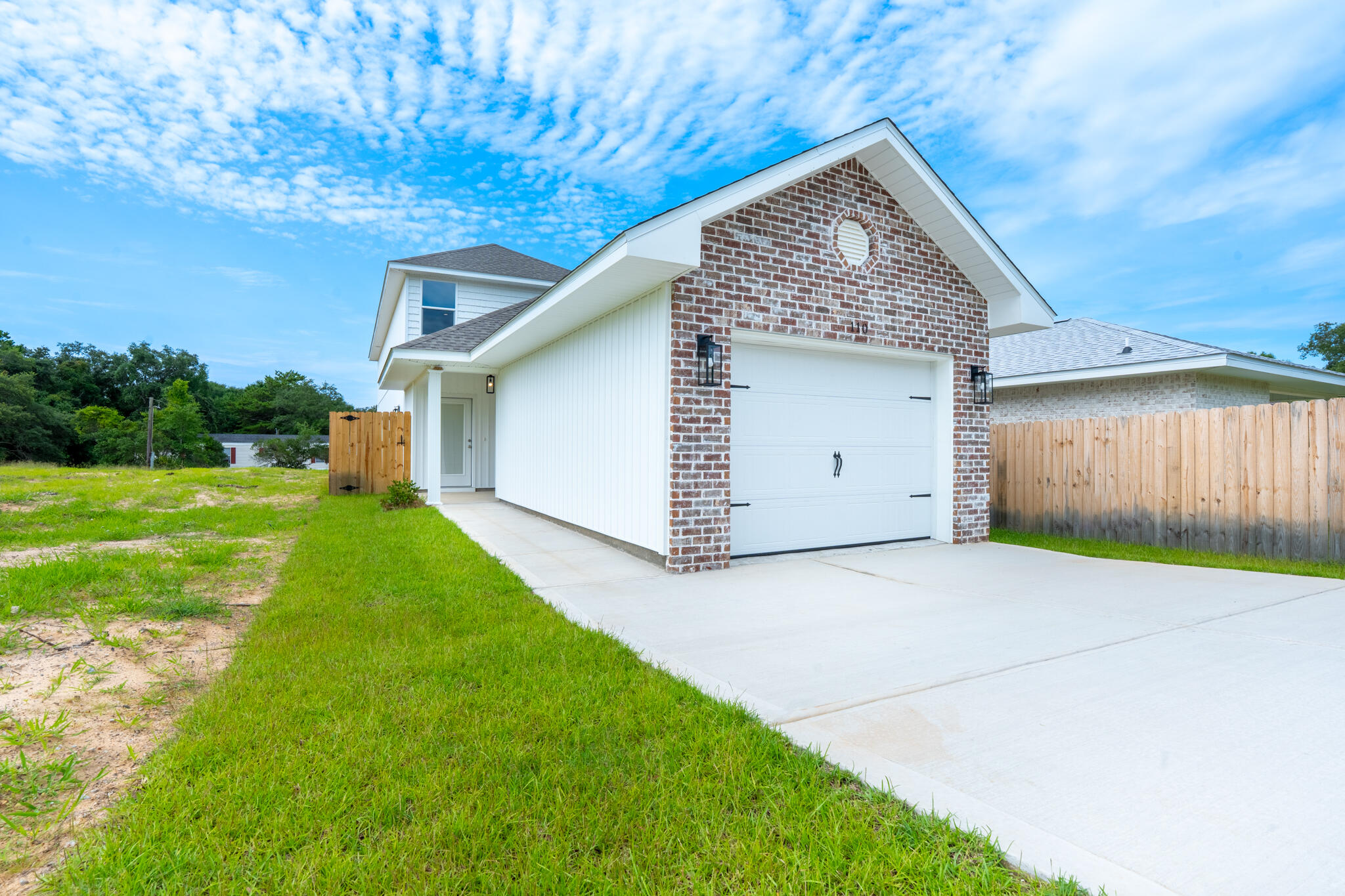 Welcome to you BRAND NEW, new home. This four bedroom, three bathroom home has all you could want. This home is two stories and has a one car/SUV (10x7 foot garage door) garage, spacious living room, kitchen, laundry room, and covered outdoor space for entertaining. Yard will have irrigation, well pump, 6 foot privacy fence. Estimated date of completion is summer 2025. Photos will update as construction progresses.