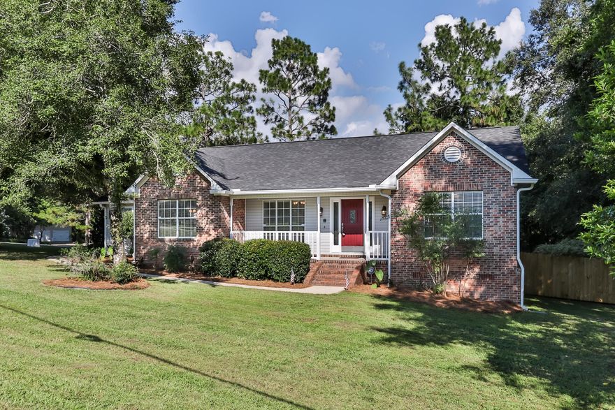 Fantastic South Crestview location, 5 minutes to 7th Special Forces Group/Duke Field and 15 minutes to Eglin AFB! The entire property has been lovingly renovated, complete with popular wood look tile flooring, updated carpet and light fixtures. Kitchen features new cabinets, new quartz countertops, stainless appliances, and eat-in space is large enough to accommodate a dining table. The 3 bedrooms are generously sized, with newer carpeting and fresh paint. The living space has a nice vaulted ceiling, giving the home a feeling of being much larger than what the square footage conveys. The roof was replaced in 2010 and a new privacy fence was put up in the backyard. Location within the culdesac is peaceful and beautiful, put this on your list today!