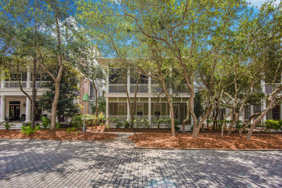 Don't miss this rare opportunity to own a beautiful home fronting the much sought after Cerulean Park in phase 1 Watercolor. This 5 bedroom 4.5 bath home is perfectly located and Would be perfect for full time living or investment. The first floor offers 3 bedrooms and 2 baths. The second floor offers a large bedroom with private bath, a large kitchen/ living and dining area And a large screened porch perfect for entertaining. The guest quarters is the perfect kids hangout with built in bunk areas, a full bath and kitchen. Home will be sold furnished with the exclusions of art and some personal belongings.