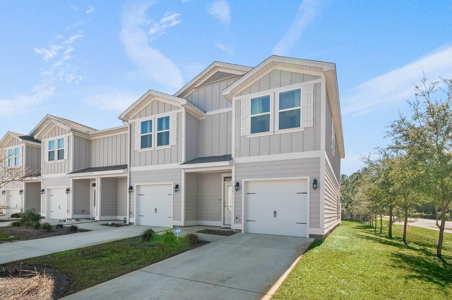 SHORT SALE!Don't miss this incredible opportunity to own a beautifully upgraded end-unit townhome in the highly sought-after Miller's Crossing community. Perfect as a primary residence or a smart investment property, this home is priced to sell and offers the ideal blend of comfort, style, and convenience. Located just minutes from the sugar-white sands of Blue Mountain Beach, premier shopping, and world-class dining, this two-story townhome boasts a spacious layout with a private garage and a fully fenced yard for added privacy. Inside, you'll find luxury finishes throughout, including custom shutters on both doors and premium upgrades that truly set this unit apart.

The modern kitchen is a chef's dream with granite countertops, stainless steel appliances, a breakfast bar, and a generous pantry. Enjoy morning coffee or evening walks with nearby access to Padgett Park, Alaqua Unleashed Dog Park, scenic nature trails, and the Coastal Branch Public Libraryall just a short stroll away.

This is coastal living at its bestschedule your private showing today!

SHORT SALE PLEASE ALLOW TIME FOR BANK APPROVAL