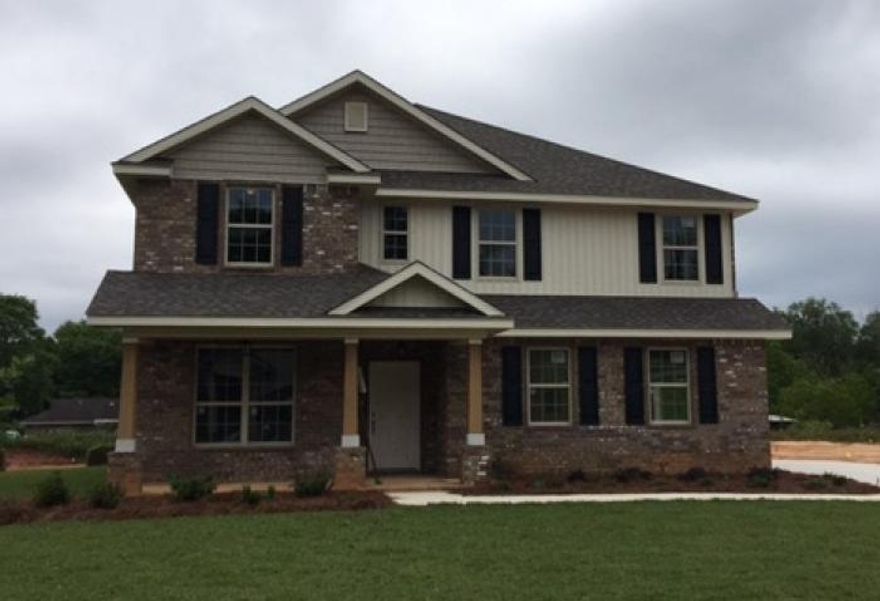 Almost Ready! The Barrington is a gorgeous 4 Bedroom 3-1/2 bath home with a 3 Car Garage. As you enter the front door a wide foyer flows into the combined Living Room and Dining Room all beautiful tile floors. Continue to the large Kitchen which has 42 cabinets, granite tops, an island, and a large pantry. The Family Room is open to the Kitchen nook and back porch. A first floor powder room is just off the Family Room. The second floor has the Master Suite with a large tile shower, garden tub and huge walk-in closet. There are also 3 secondary Bedrooms and a 14'x12' Loft. The pictures in this listing are from the same floor plan and may be similar but not necessarily of subject property.