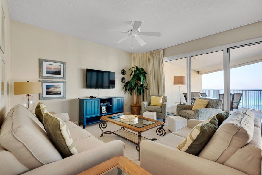 Come sit on your 400 sq. ft. balcony and enjoy your amazing gulf view! This updated gem is all that you are looking for! Come experience all that Tops'l has to offer.. world class tennis, state of the art fitness center with all new equipment, racquetball, aerobics room, three pools, and to top it off, 600 ft. of gorgeous sugar white sand! You owe it to yourself to come see it today!