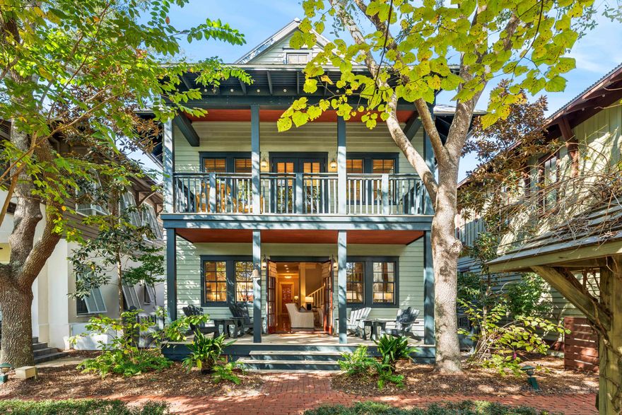 Welcome to 220 Wiggle Lane, a timeless Rosemary Beach home where charm, comfort, and convenience blend seamlessly. This stunning property features 6 spacious bedrooms, 5 full bathrooms, and 1 half bath, offering 2,804 square feet of beautifully designed living space. Located just moments from the Fitness Center, Sky Pool, and Racquet Club, this home offers the perfect combination of prime location and serene living.Backing up to a picturesque green space and park, you'll enjoy the peace and privacy of your own outdoor oasis. The home is thoughtfully updated, including granite countertops in the kitchen, first-floor AC unit ('24), water heater ('22), and updated flooring on the third level ('24). Additionally, a second refrigerator added in 2023 enhances the home's functionality for both personal and rental use.

Sold fully furnished, this home is ready for immediate enjoyment. With a 10/10 rating from 32 reviews on VRBO and a remarkable $135,000 in gross rental income for 2023, it also presents a lucrative investment opportunity.

The large master bedroom is a true retreat, complete with a sitting area and private balcony, while the home's setting along canopy oak tree-lined streets adds to its natural beauty and appeal. Whether you're seeking a vacation retreat, rental investment, or a forever home in Rosemary Beach, 220 Wiggle Lane is an exceptional choice.

Don't miss the opportunity to make this one-of-a-kind property yours!
