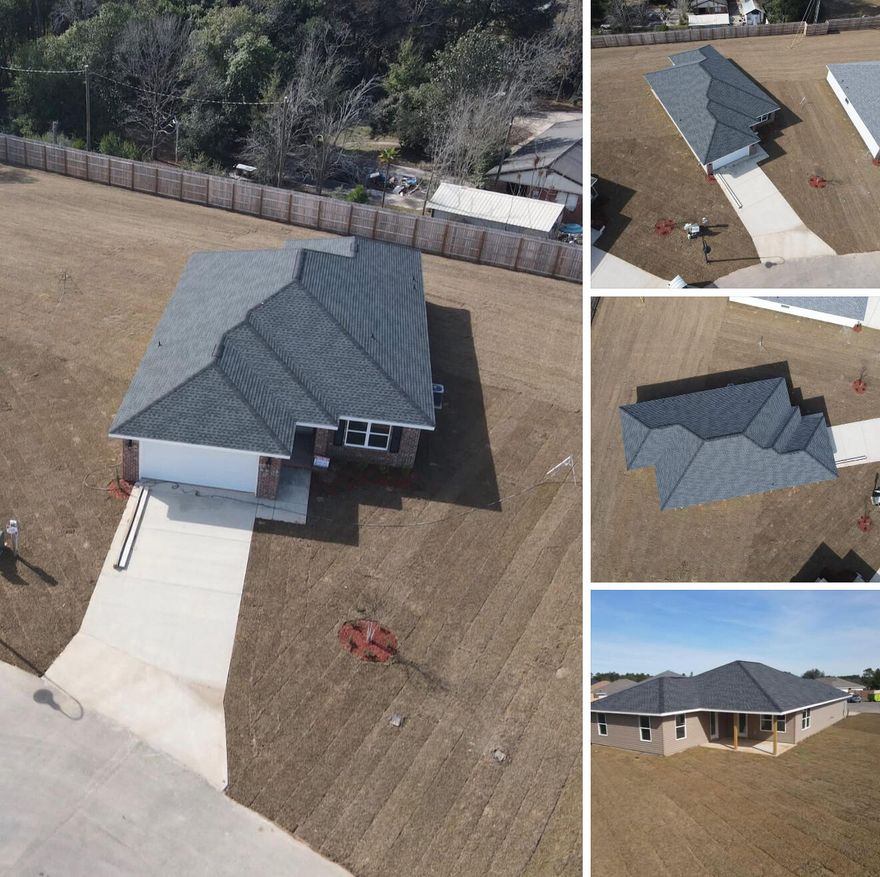 Introducing the 1901 floorplan a true gem in the world of home design. A layout that perfectly blends style, comfort, and functionality. The open-concept design flawlessly connects the kitchen, dining area, and living room, creating a seamless flow perfect for both entertaining and everyday living. The kitchen is equipped with select appliances, ample cabinet space, and a breakfast nook. The master suite is a true retreat, featuring a luxurious bedroom, a walk-in closet, and an ensuite bathroom with double vanities. Two additional bedrooms are strategically placed at the front of the home, providing privacy and space for family members or guests.