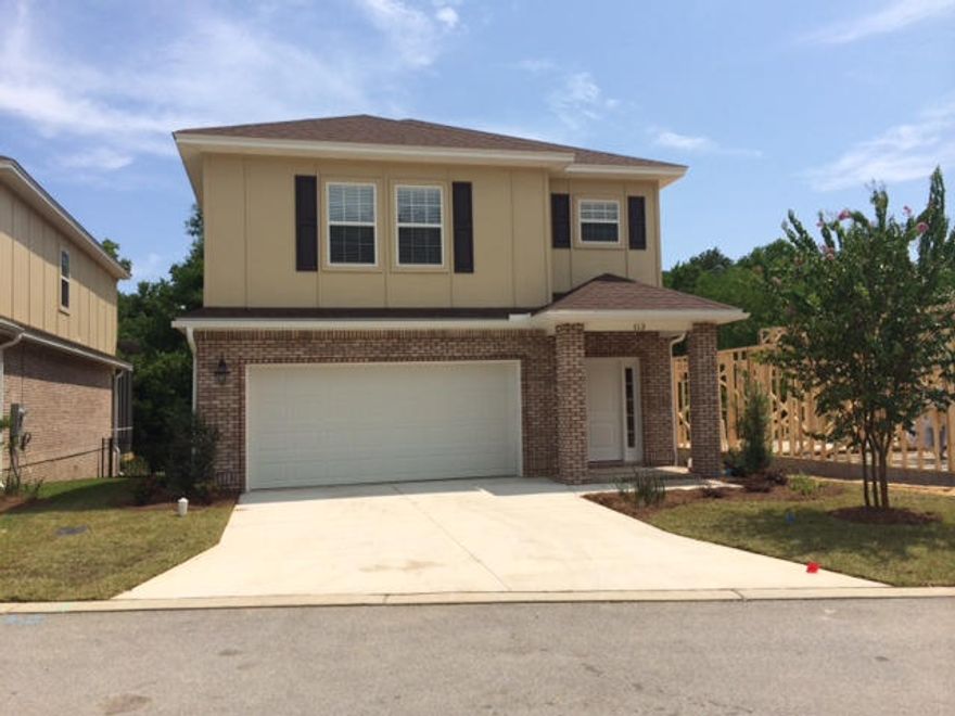 New construction! Granite counter tops and vanity tops, tiled master shower, stainless appliances, hardwood floors, crown molding and a nice deck out back! This lot backs up to Turkey Creek for added privacy. Several lots left so come by and see for yourself! See attached spec sheet for more details.