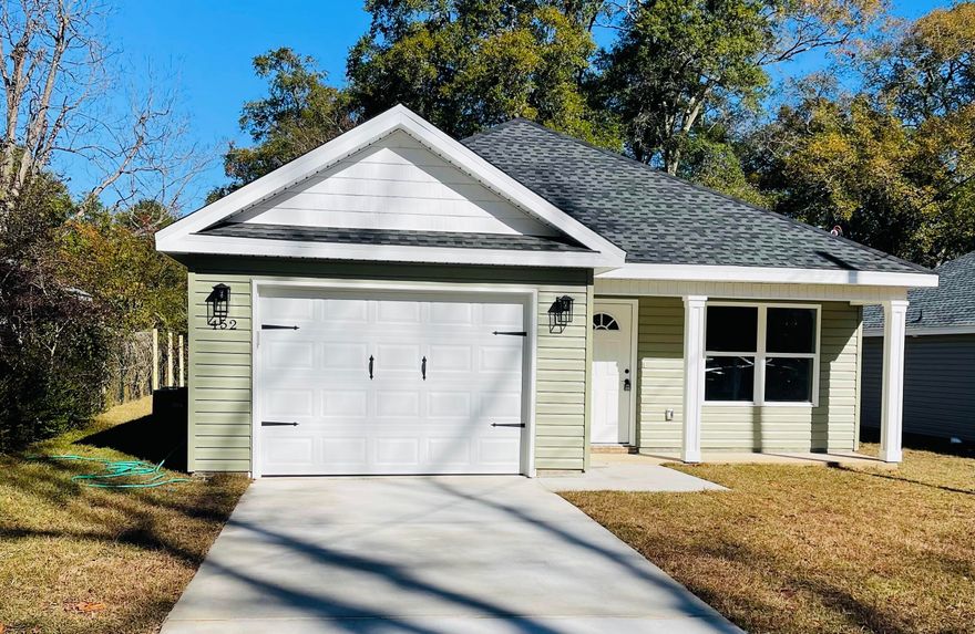 New Construction. Located in the middle of town near restaurants and shopping. Open floor plan, kitchen centrally located with pantry.  LVP throughout, carpet in bedrooms. Granite countertops, stainless appliances.