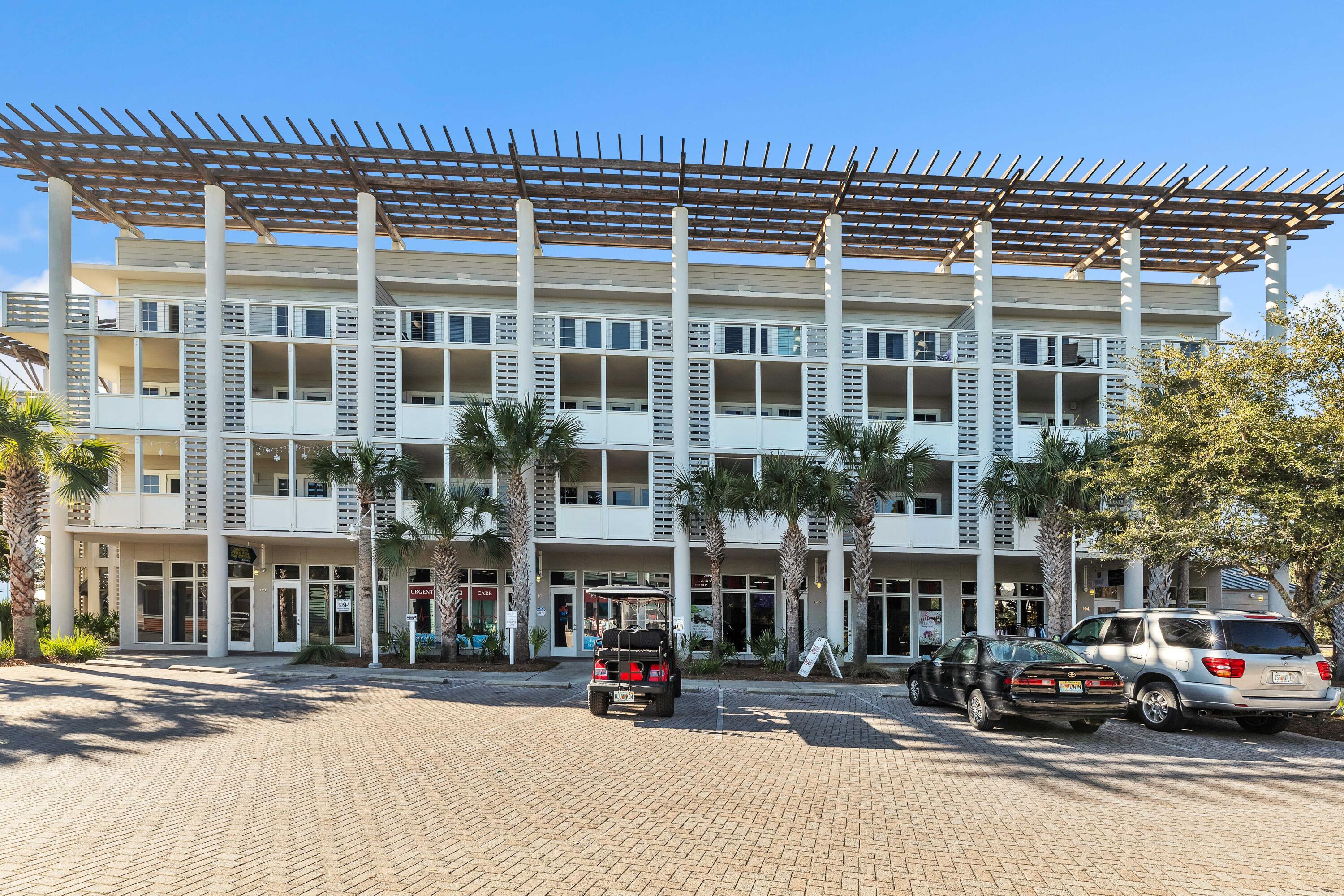 Stunning Top-Floor Condominium in Seagrove with Gulf ViewsNestled in the highly sought-after Seagrove community, this beautifully remodeled 3-bedroom, 2-bathroom condominium offers a serene coastal lifestyle just steps from the Gulf of Mexico. Located on the top floor of a low-density complex, this 1,474 sq. ft. residence provides breathtaking Gulf views and is perfect for those seeking both comfort and convenience.Inside, the unit has been thoughtfully updated with modern finishes throughout. The spacious kitchen features gleaming granite countertops, a stylish backsplash, stainless steel appliances, and white shaker-style cabinets. A large breakfast bar seamlessly connects the kitchen to the living area, creating an open, inviting space for both relaxation and entertaining. The master suite is a true retreat, offering a luxurious en suite bath with a separate tub and shower, along with beautiful tile accents. The second bath mirrors the same attention to detail with stylish finishes. LVP flooring flows throughout the entire unit, except in the bathrooms where stunning tile plank flooring adds a touch of elegance.

One of the standout features of this home is the expansive, oversized balcony perfect for outdoor relaxation and enjoying the fresh coastal air. Additional conveniences include an owner's closet and ample storage space.

The complex itself offers a wealth of amenities, including two sparkling swimming pools and tennis courts, a scenic nature walk and bike trail, and a tranquil pond ensuring there's always something to do. Best of all, beach access is just across the street, making it easy to enjoy the sun, sand, and surf.

This condo is currently part of a rental program, offering excellent investment potential for those looking to generate income when not in use. Don't miss your opportunity to own this stunning, turnkey unit in one of Seagrove's most desirable locations!