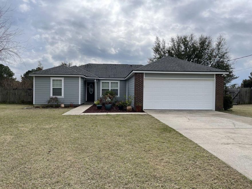 Beautiful 3 bed 2 bath home in one of the largest neighborhoods in NW Florida with amenities galore. Completely updated home with almost half acre close to shopping & beaches. Shed in back converted to living heated & cooled.