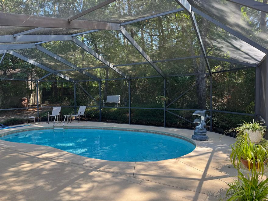 Welcome Home to this one owner, enclosed POOL home for sale in Rocky Bayou near everything....grocery stores, schools, military bases, and white sandy BEACHES!  Enjoy the nearly half acre fenced in yard with mature landscaping, backyard storage building, and enclosed gunite pool. Looking for 4 BEDROOMS, a newer roof, new hot water heater, and whole house water filter?  You've found it!  Almost half an acre of privacy awaits your arrival in the lovely area of Rockywood.  Call your favorite agent today!  This all brick home is ready for YOU!