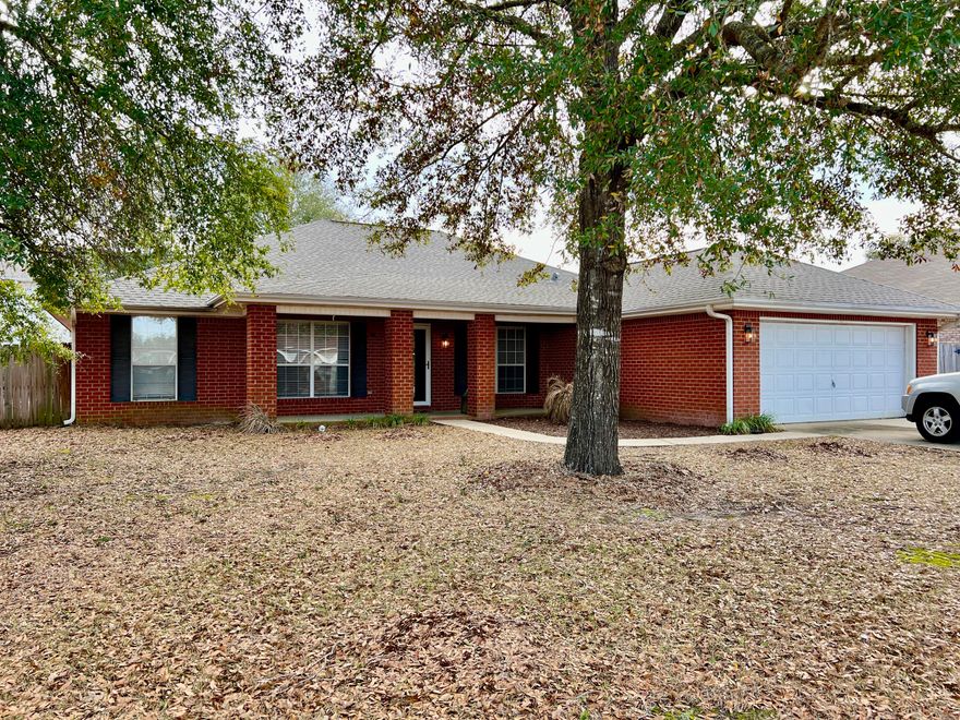 Back on the market at no fault of the sellers. New Roof October 2022! This beautiful home has it all, LVP throughout entire home, updated matte black stainless steel kitchen appliances, tile in bathrooms, updated light fixtures, matte black hardware through entire home, the list goes on. Enter this beautiful brick home to find an open and light living space with vaulted ceilings and clean neutral paint. With a split floor plan you will enjoy your privacy and space as you lounge in your large primary bedroom with loads of natural light. Relax in the garden tub and admire the chic bathroom tile and matte black fixtures that give this space a modern touch. Cooking in the kitchen is a breeze with plenty of cabinet space and modern appliances. Come see for yourself and grab it before it's gone!