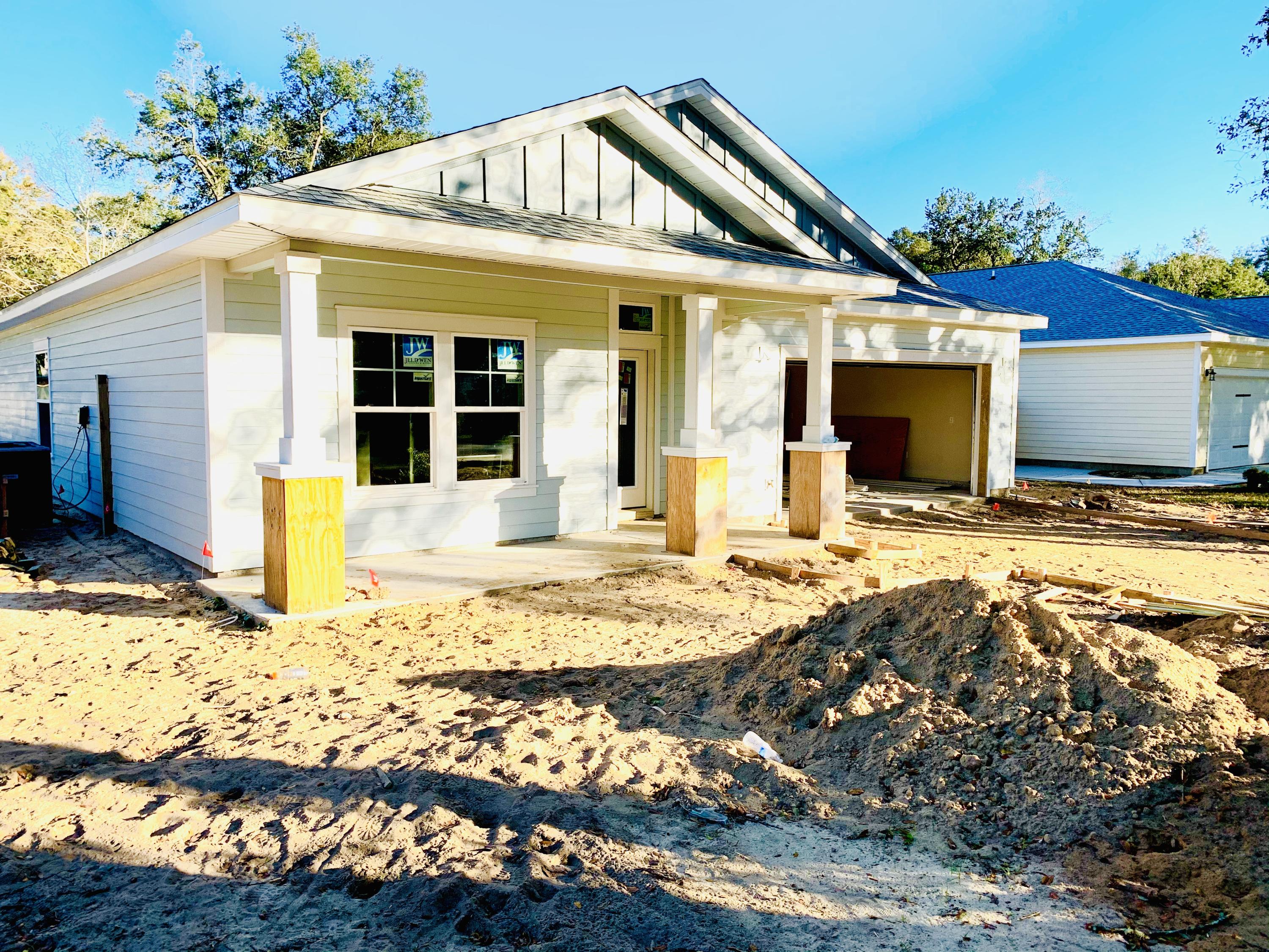 NEW CONSTRUCTION- 4 bedroom + study. 3 remaining homes left out of 6. Located close to Eglin AFB Base, Bluewater elementary school, airport and shopping.