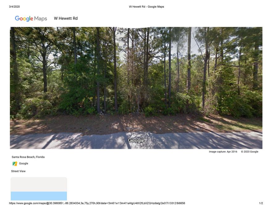Beautiful wooded lot on W. Hewett Rd.100' (+/-) WF canal front lot leads to Hewett Bayou and out to Choctawhatchee Bay.Property easily accessed via E. Hewett Rd or W. Hewett Rd and close to beaches, schools, dining and shopping.***Information is deemed accurate but not guaranteed and is subject to Buyer's Due Diligence.***