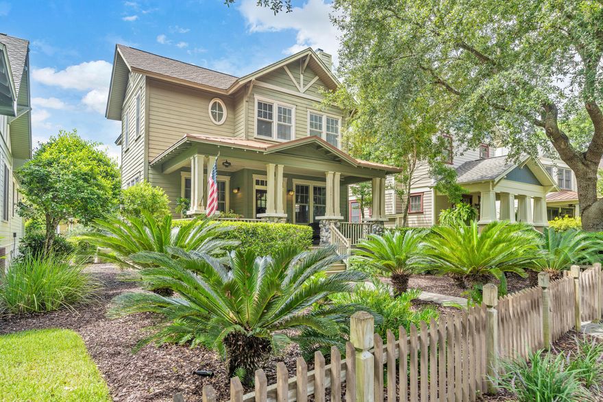 The former model home is a ''Classic Craftsman'' design with very inviting curb appeal and high quality workmanship in the stone accents, concrete block porch foundation, copper roof, and professionally designed landscaping.  You will notice the attention to detail the moment you enter the home.  Once inside, the prominent custom retreat yields the same high quality upgrades with its 3 bedrooms, 2 and half baths, and 2 car garage with ample storage.The home offers the owner the opportunity to enjoy the  Florida lifestyle with the conveniences of surrounding dining, recreation, and entertainment. Wild Heron's private manned gated community offers those seeking the solitude of a coastal sanctuary combined with a very active upscale neighborhood.Sold furnished with limited exemptions