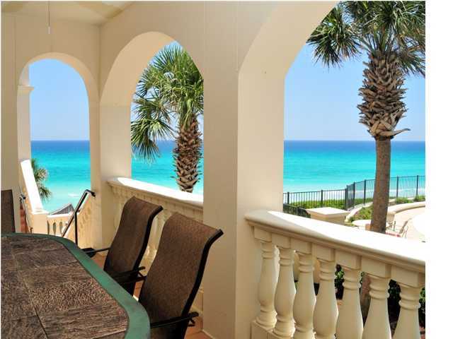 Bella Vita is a luxury condominium community situated on the highest point on the Gulf Coast with 365 feet of Gulf front! So many things make this unique residence feel more like a Gulf front home than a condo. It has expansive tile decks which allow you to walk directly to the pool and beach, underground parking, and an on-site fitness center. The large kitchen opens up to a large dining and living area which flows out to the deck. The three large bedrooms each have their own bath. Two gulf front pools are placed perfectly to provide easy access and provide views of the blue green waters of the Gulf. The gated entry invites you in to this exclusive and very private place you can make your home at the Beach.