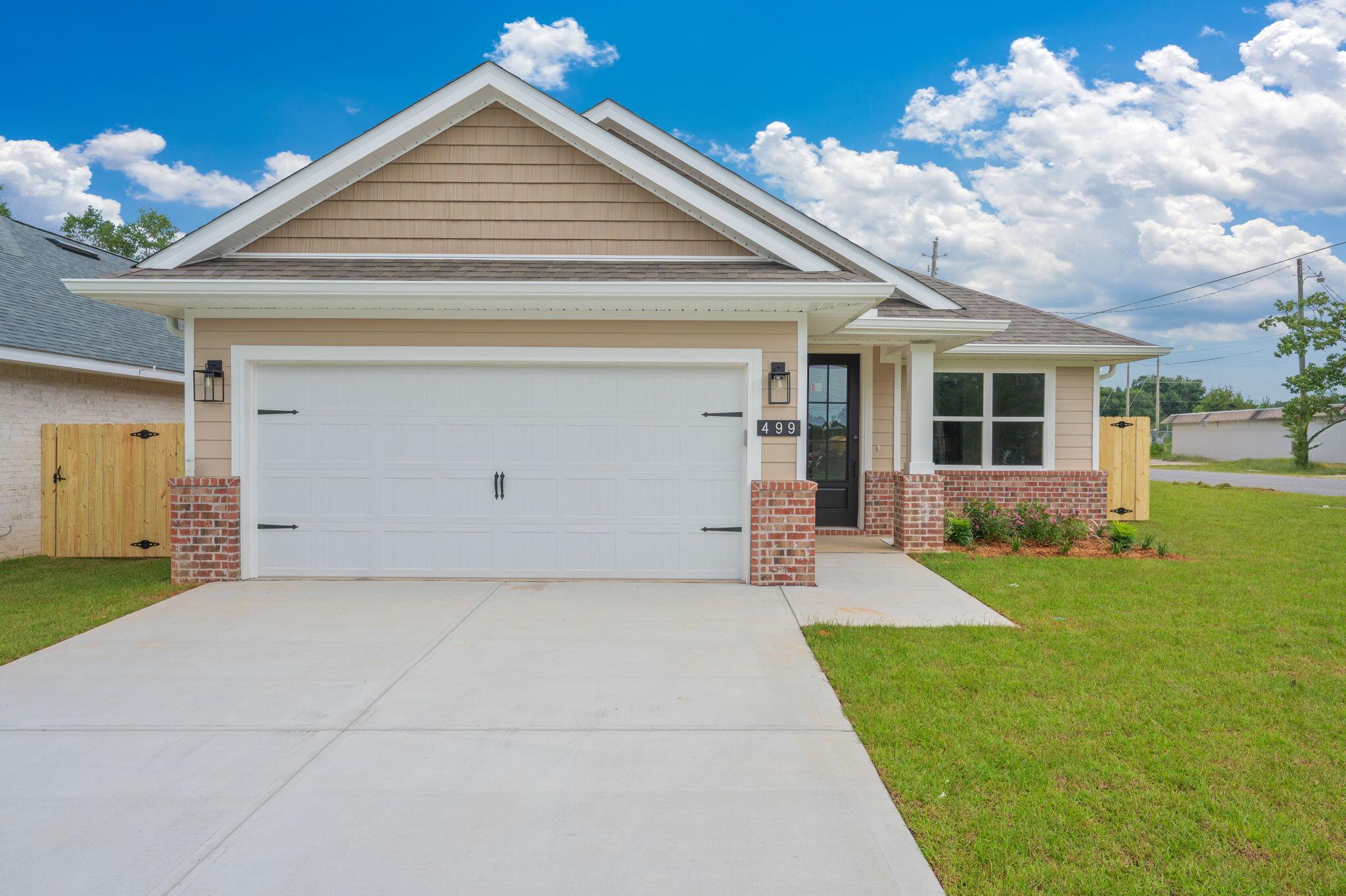 PRE-SALE ALERT!!!Don't miss out on the opportunity to purchase 1 of the 12 brand new homes located in Fort Walton Beach, Fl. There is still might be some time so hurry to meet with the Builder to pick out paint, tile, cabinets, counter-tops, backsplash and carpet. Each selection will depend on when in the process the Buyer comes in. SELLER IS OFFERING 1% OF THE PURCHASE PRICE TOWARDS BUYER CC, PRE-PAIDS, AND /OR RATE BUYDOWNS. Welcome home to this beautiful 4 bedroom 2 bath home.As you enter this home enjoy the spacious foyer and separate dining room. Beautiful kitchen cabinetry, stainless steel appliances, and a spacious granite breakfast bar. The living room is spacious for those family gatherings. Enjoy the beautiful master bedroom with tray ceilings. The master has a large spacious walk-in closet. The master bath has a garden tub with a separate shower. Plenty of space to get ready for your day with double granite vanities in the master bath. Check out the back yard for those summer barbecues! Make this upcoming fabulous home yours today. Buyer to verify all areas of importances including lot size, room measurements, zoning.