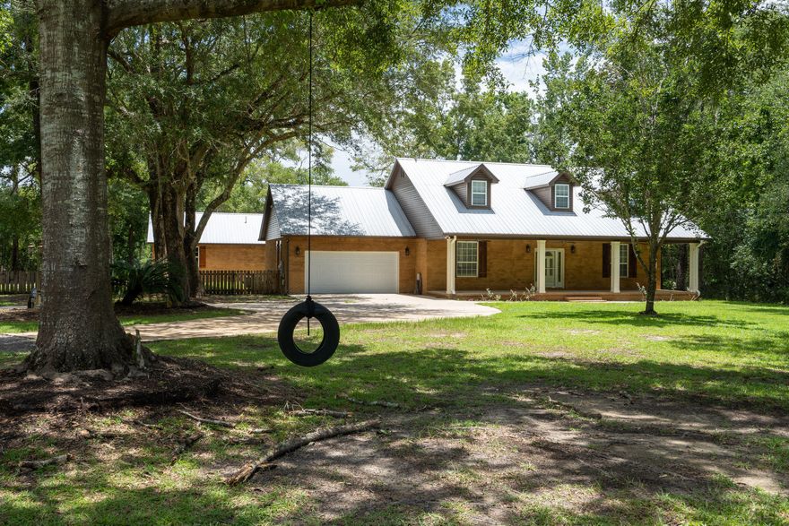 2 Acres Deep Waterfront. This newly remodeled 3 bedroom, 2 bath brick home with split floor plan features granite counter tops, hardwood floors, whirlpool tub and walk in master closet with custom shelving, upstairs bonus room perfect for home theater and office, swimming pool & pool house with kitchen and bath, dock, boat ramp and boat lift, 24 x 36 outbuilding & spring fed fishing pond. This home is a short drive to South Walton beaches and Northwest FL Beaches International Airport and a short boat ride away from the beautiful Choctawhatchee Bay. **Seller is licensed real estate agent.