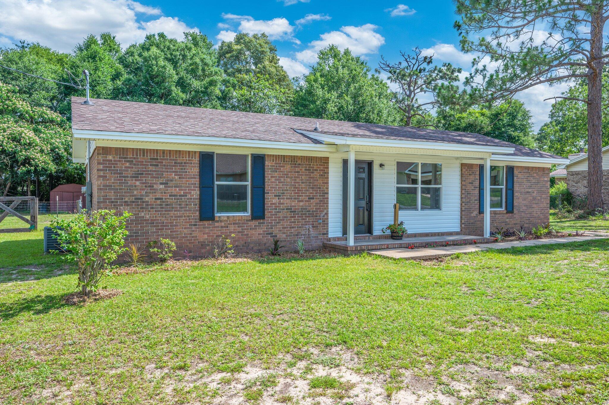 Welcome to this charming, thoughtfully remodeled ranch-style home featuring 3 bedrooms and 2 bath. Located in a fantastic neighborhood on a large lot, this property offers plenty of outdoor space and includes a 7'x8' shed on a slab, no value given to shed. The home boasts brand new LVP flooring throughout--there's no carpet here! You'll find new cabinets and countertops, along with new appliances. The kitchen, dining area, and bathrooms feature beautiful tongue-and-groove ceilings. Additionally, there is a new hot water heater, as well as new windows and doors throughout the home.The seller is offering $3,000 in any way funds for the buyer's use, whether for closing costs, a rate buy-down, or other expenses. Don't miss out on this beautiful home! Call me today to schedule your tour